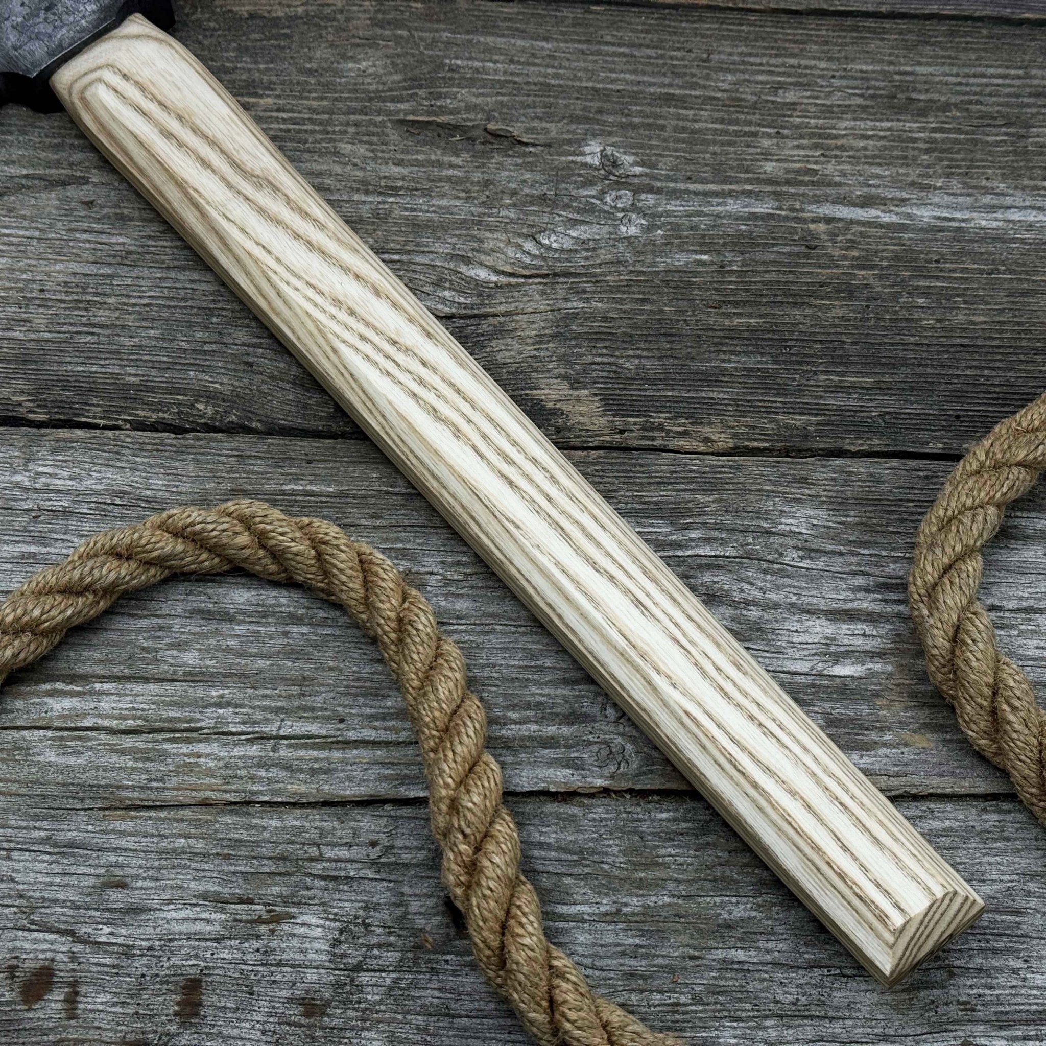 Hand - Forged Bushcraft Hatchet with Leather Back Sheath, 0.74 kg (1.63 lb) - 6