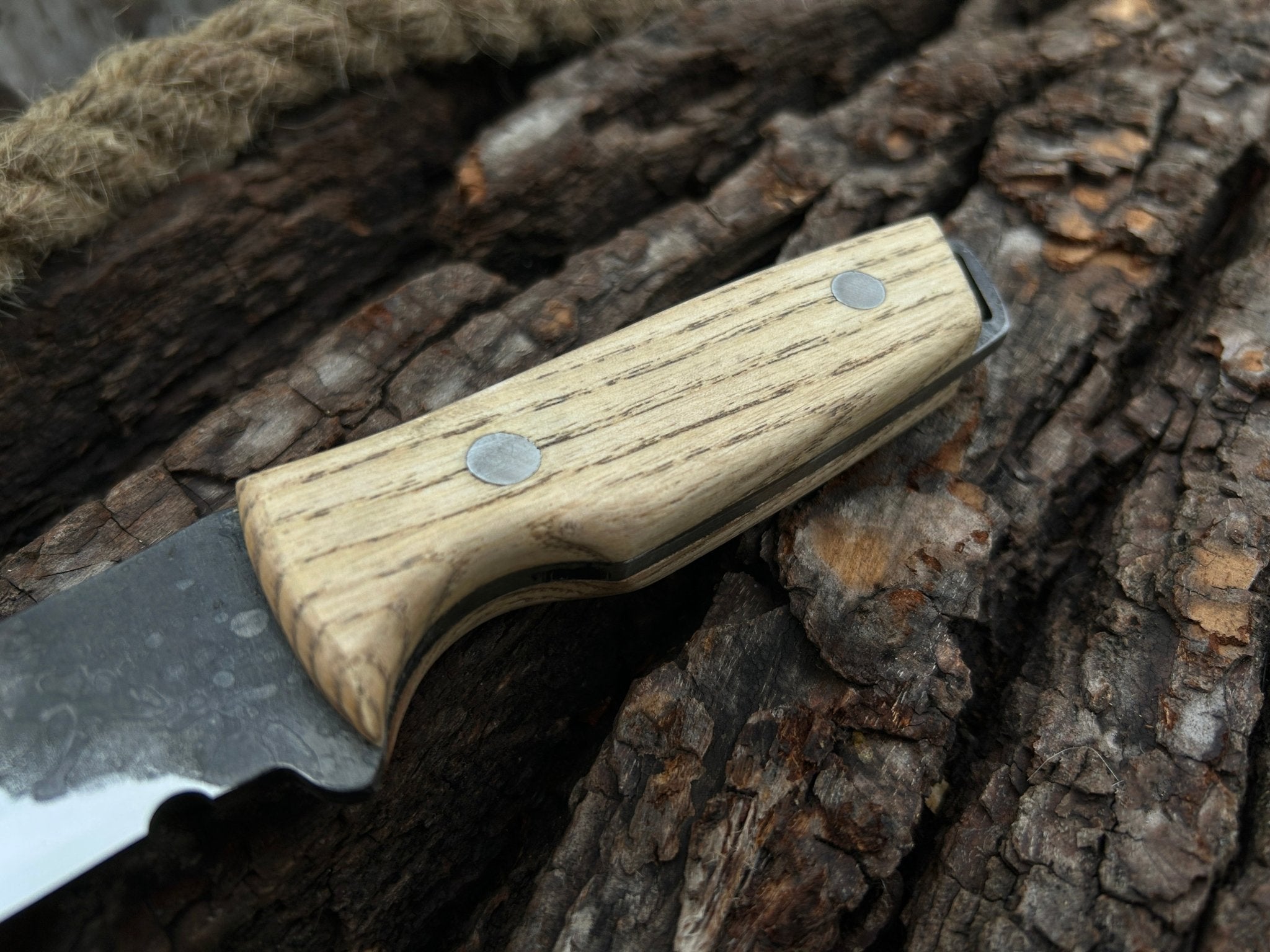 Hand - Forged Bushcraft Knife, 12 cm (4.72 inches) - 5