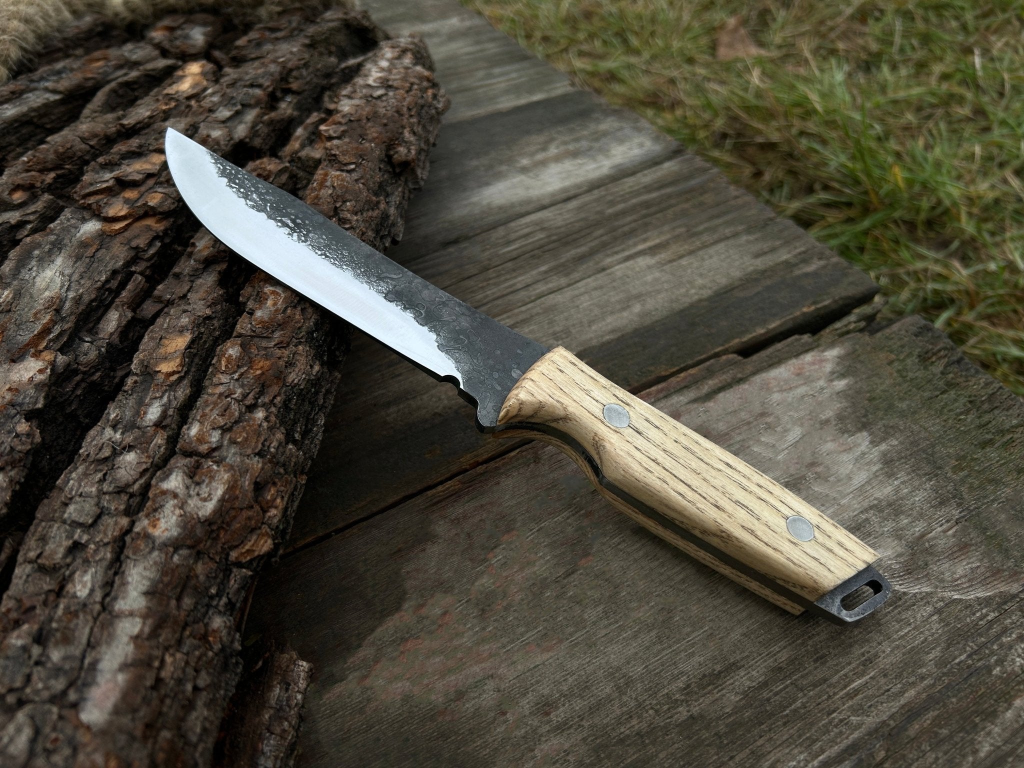 Hand - Forged Bushcraft Knife, 11.5 cm (4.5 inches) - 6