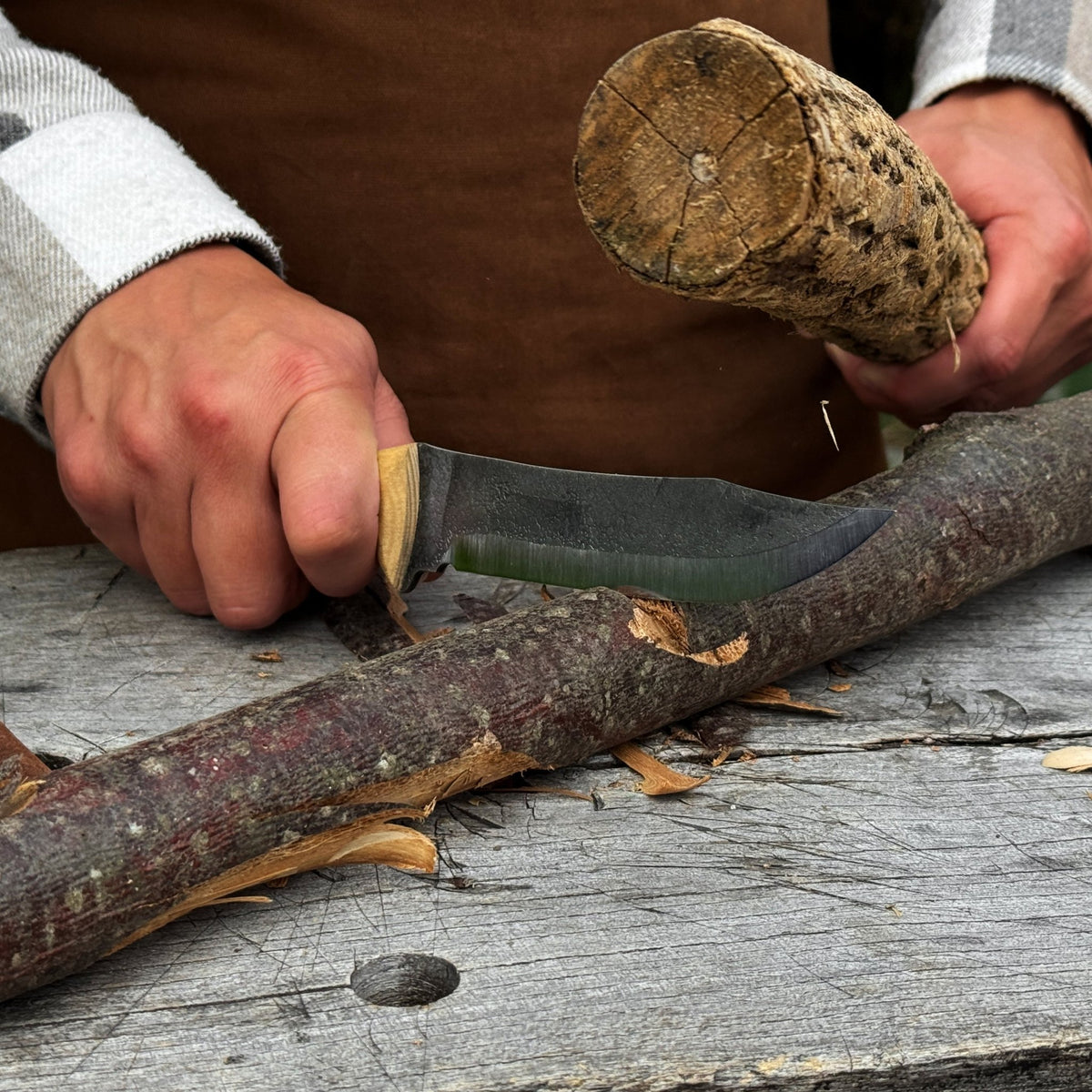 Hand-Forged Bushcraft Knife, 12 cm (4.72 inches) - 5