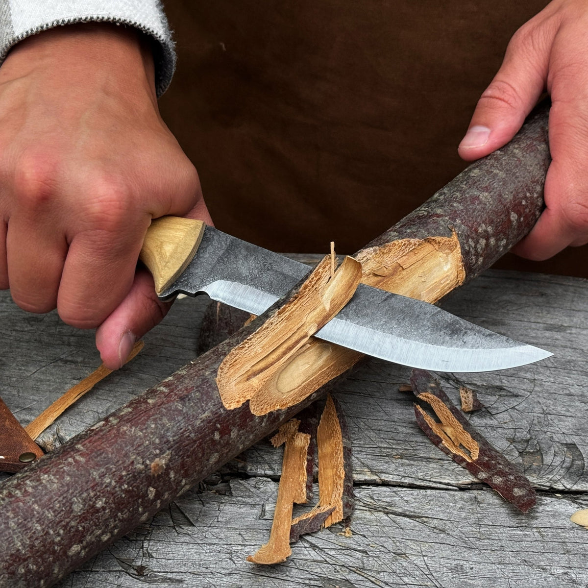 Hand-Forged Bushcraft Knife, 12 cm (4.72 inches) - 6