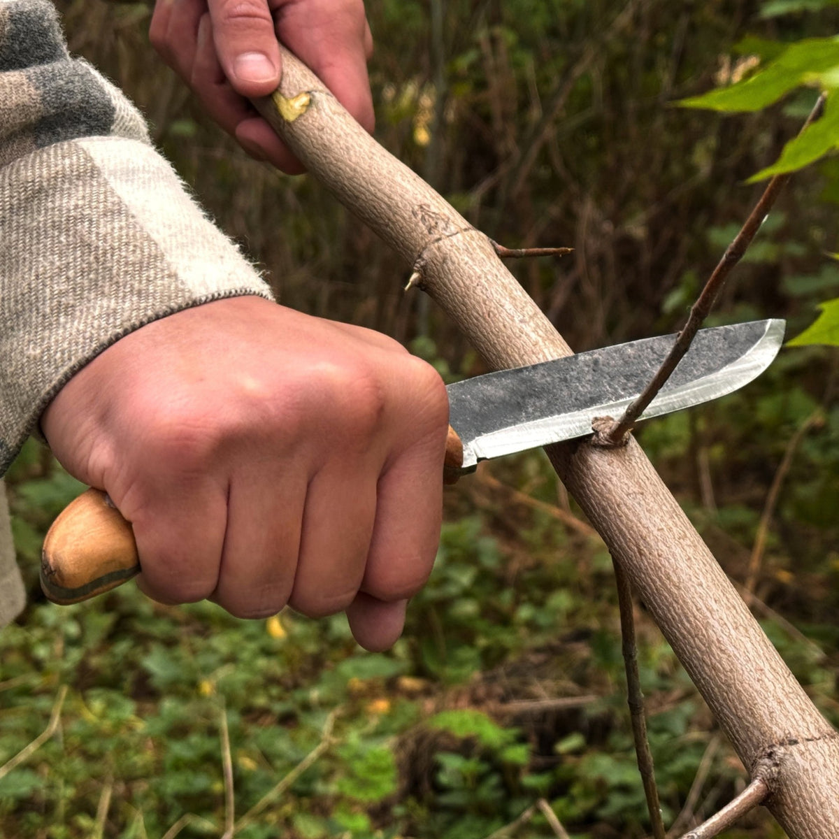 Hand-Forged Bushcraft Knife, 12.5 cm / 4.92 in - 6