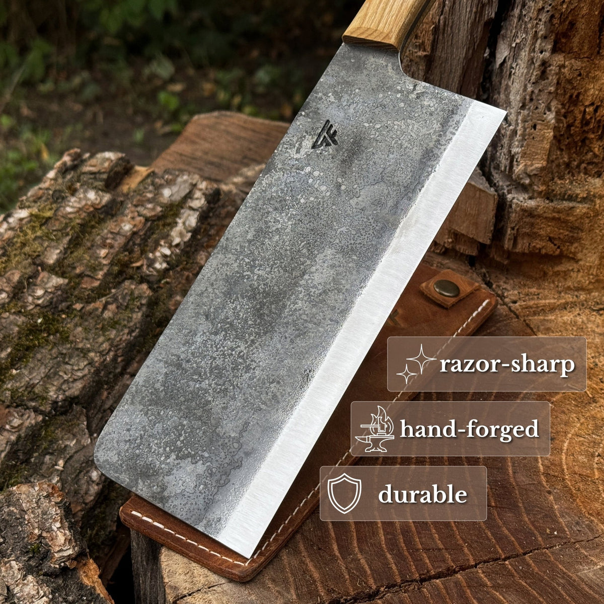 Hand-Forged Bushcraft Knife, 20.5 cm (8.07 inches) - 2