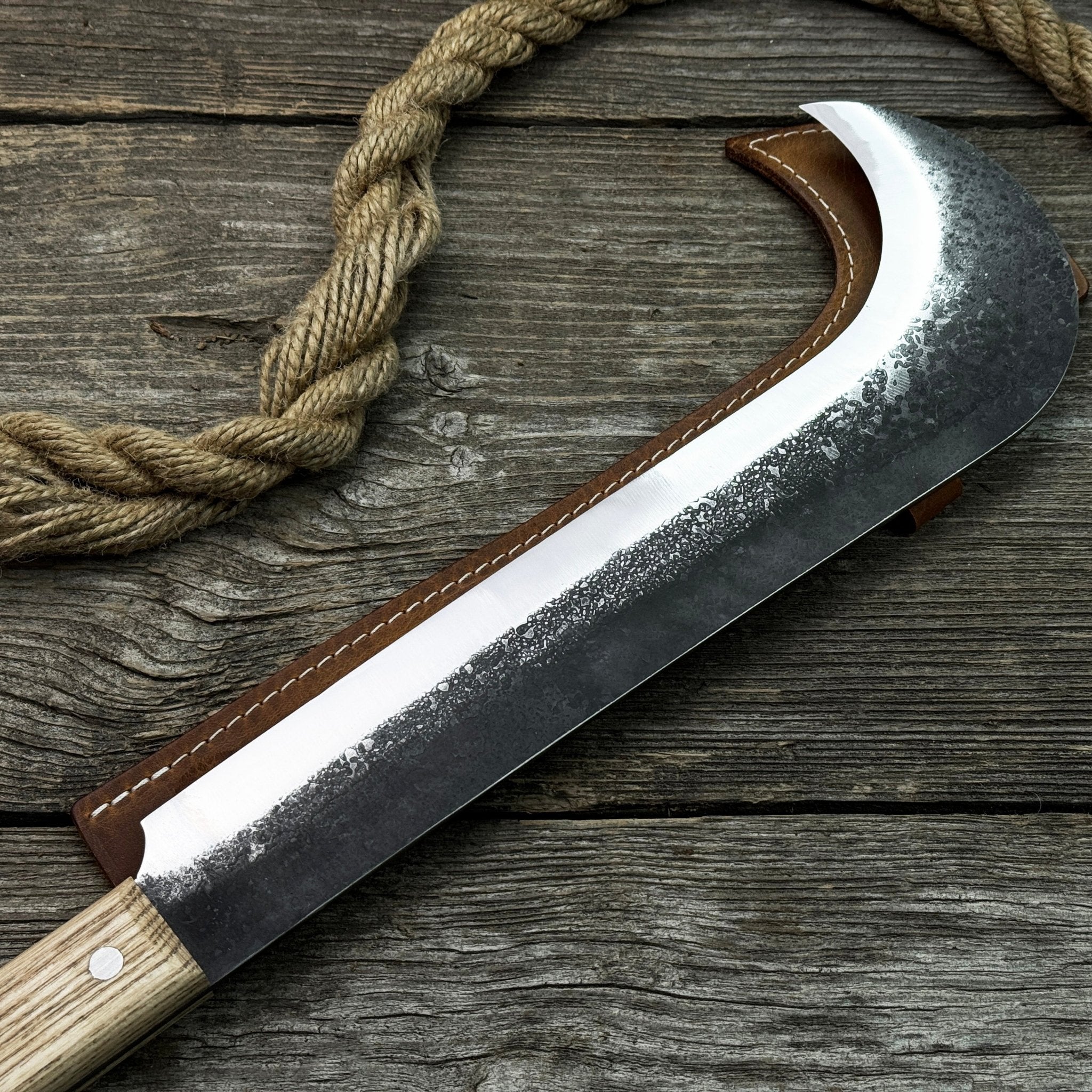 Hand - Forged Bushcraft Knife, 27 cm (10.6 inches) - 6