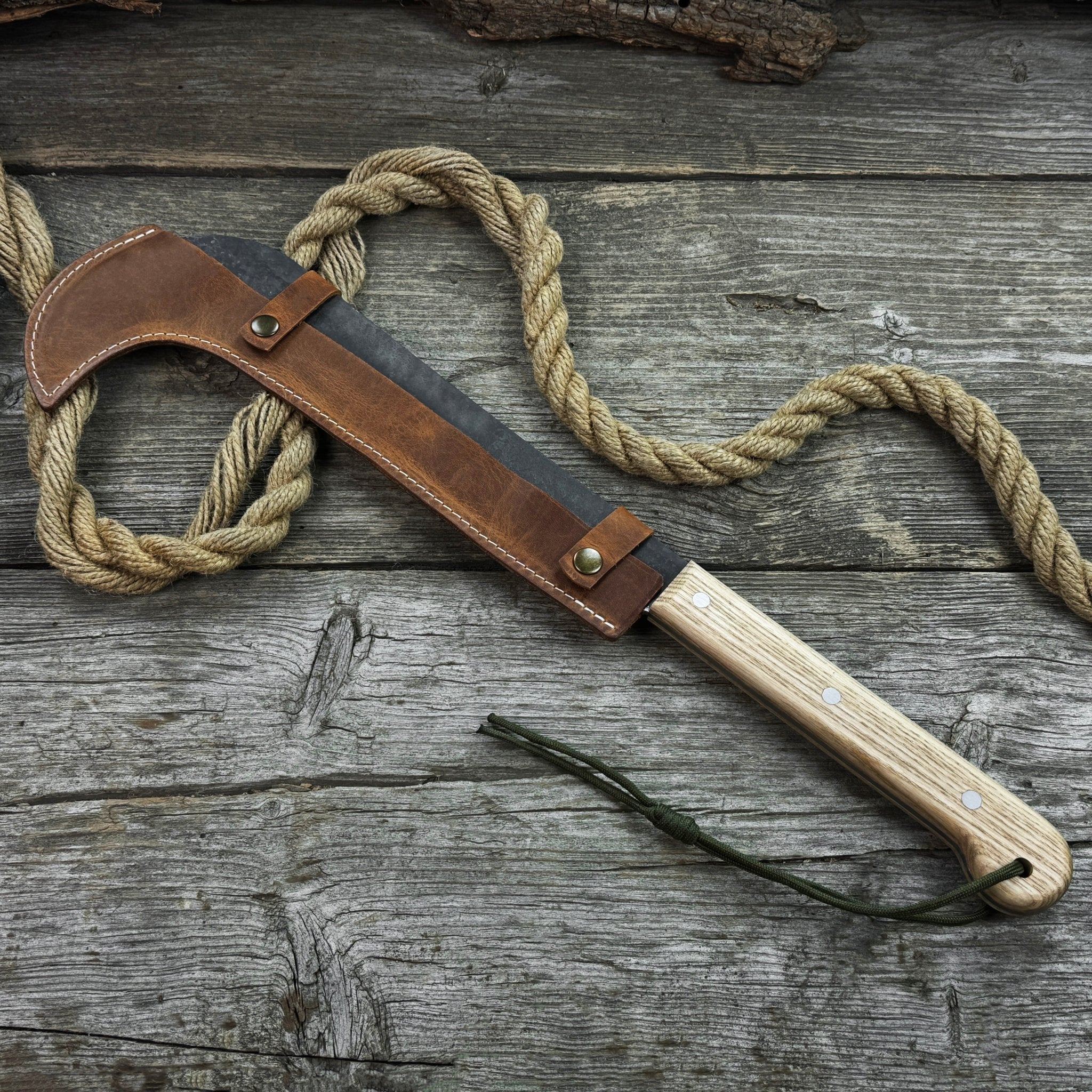 Hand - Forged Bushcraft Knife, 27 cm (10.6 inches) - 5