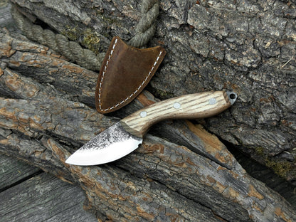 Hand - Forged Bushcraft Knife, 9 cm (3.54 inches) - 1