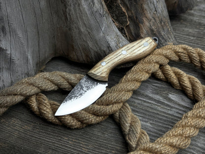 Hand - Forged Bushcraft Knife, 9 cm (3.54 inches) - 5