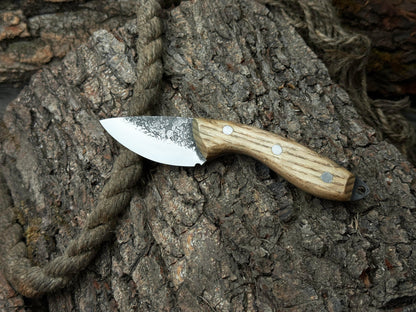 Hand - Forged Bushcraft Knife, 9 cm (3.54 inches) - 4