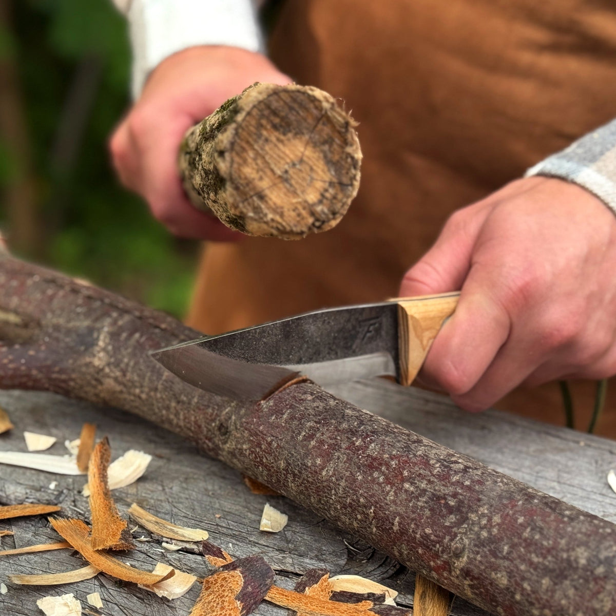 Hand-Forged Camping Knife, 12 cm / 4.72 in - 5