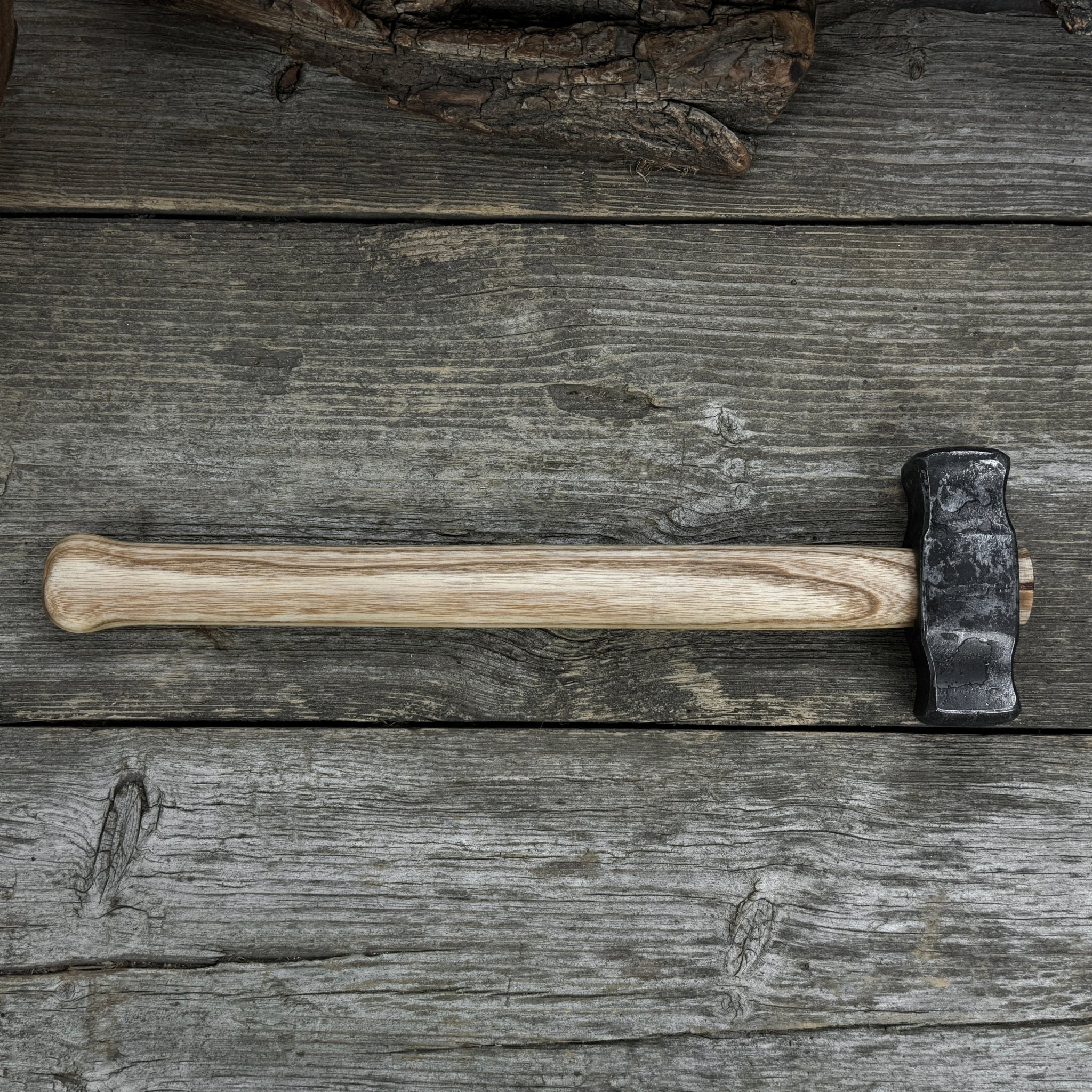Hand - Forged Double Blacksmith's Hammer, 1 kg (2.2 lbs) - 2