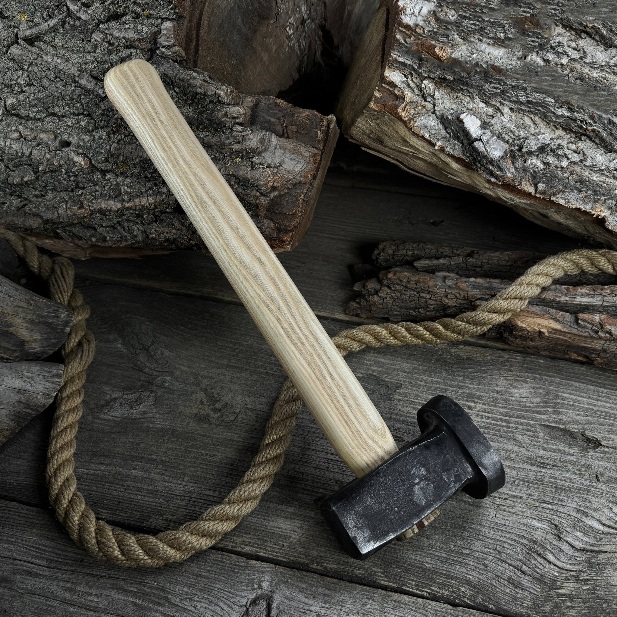 Hand - Forged Double Blacksmith's Hammer, 1.5 kg (3.3 lbs) - 5