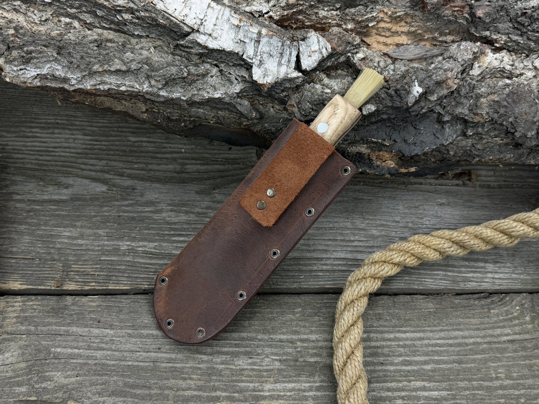 Hand - Forged Knife for Mushroom Foraging, 8 cm (3.15 inches) - 9