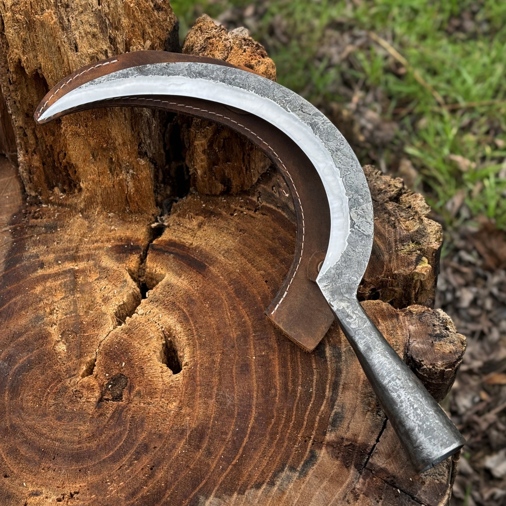 Hand - Forged Large Sickle, ⌀19 cm (7.5 inches) - 15