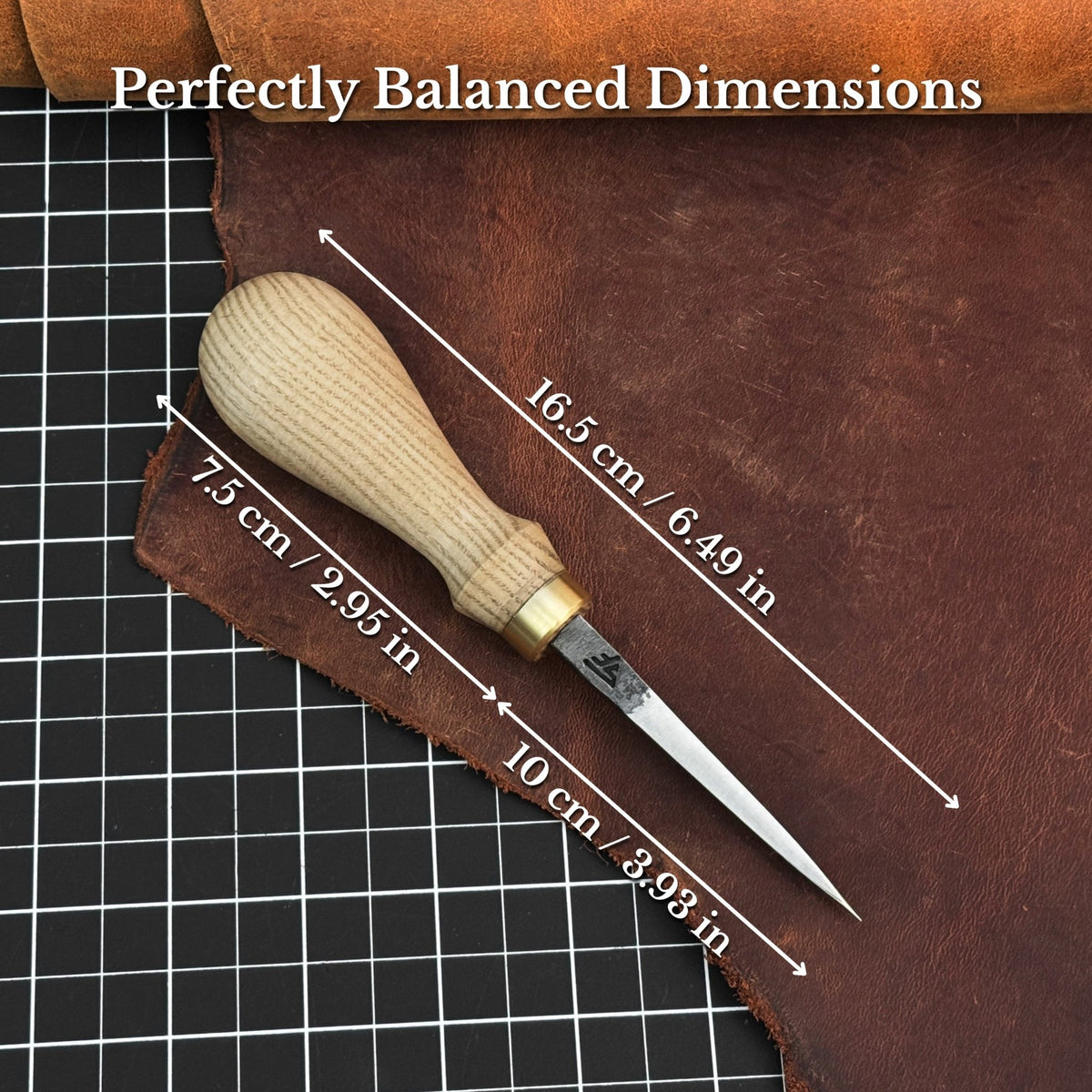 Hand-Forged Leather Awl - 2
