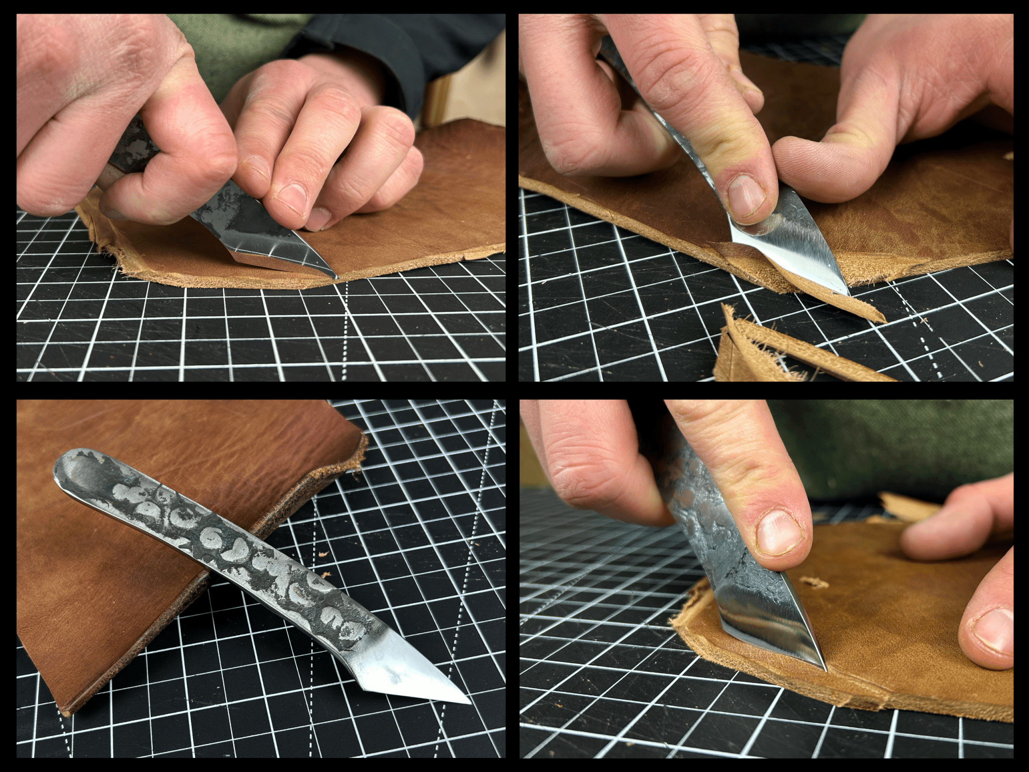 Hand - Forged Marking Knife Kiridashi, 3.5 cm (1.38 inches) - 4