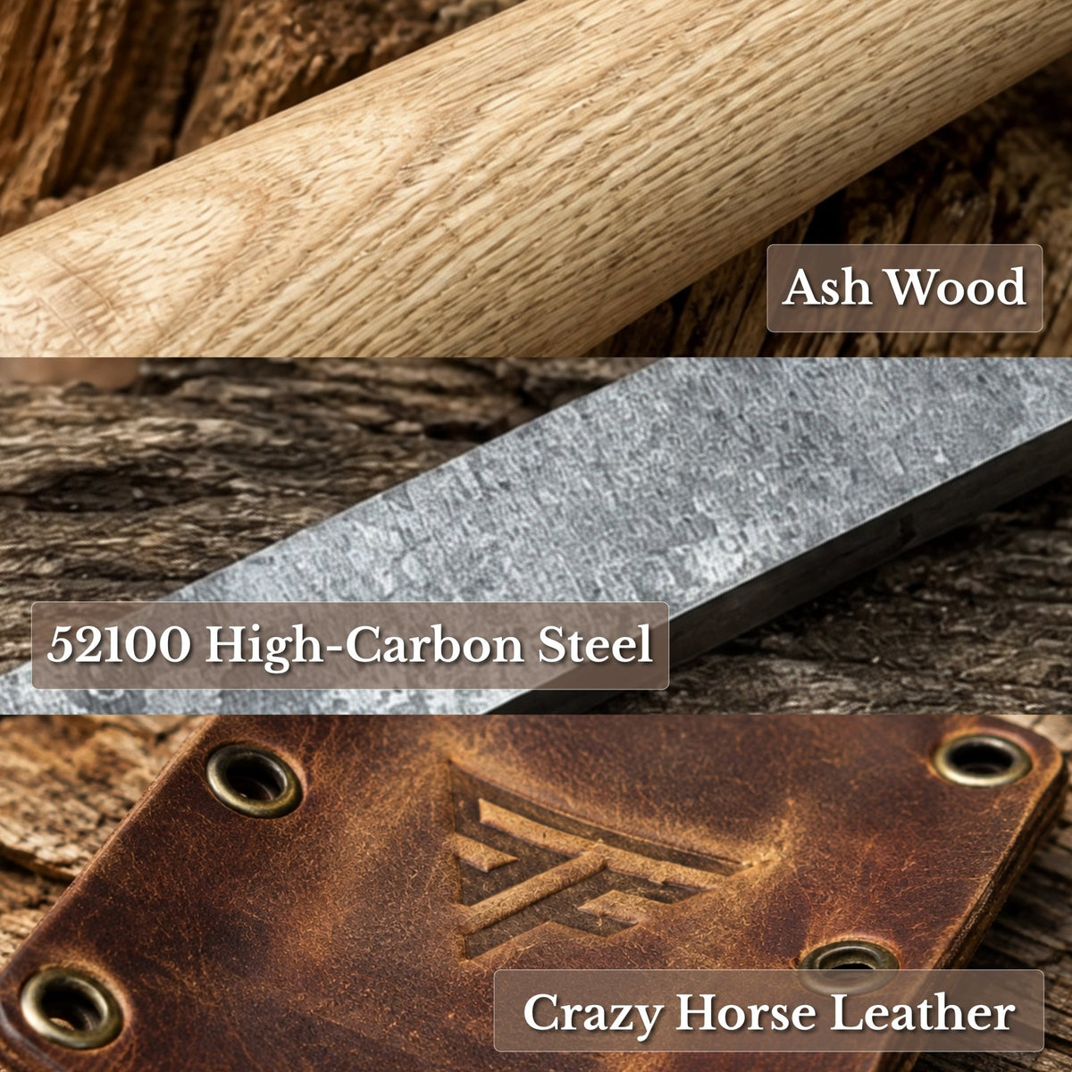 Hand-Forged Round Nose Scraper for Woodturning with Leather Sheath - 7