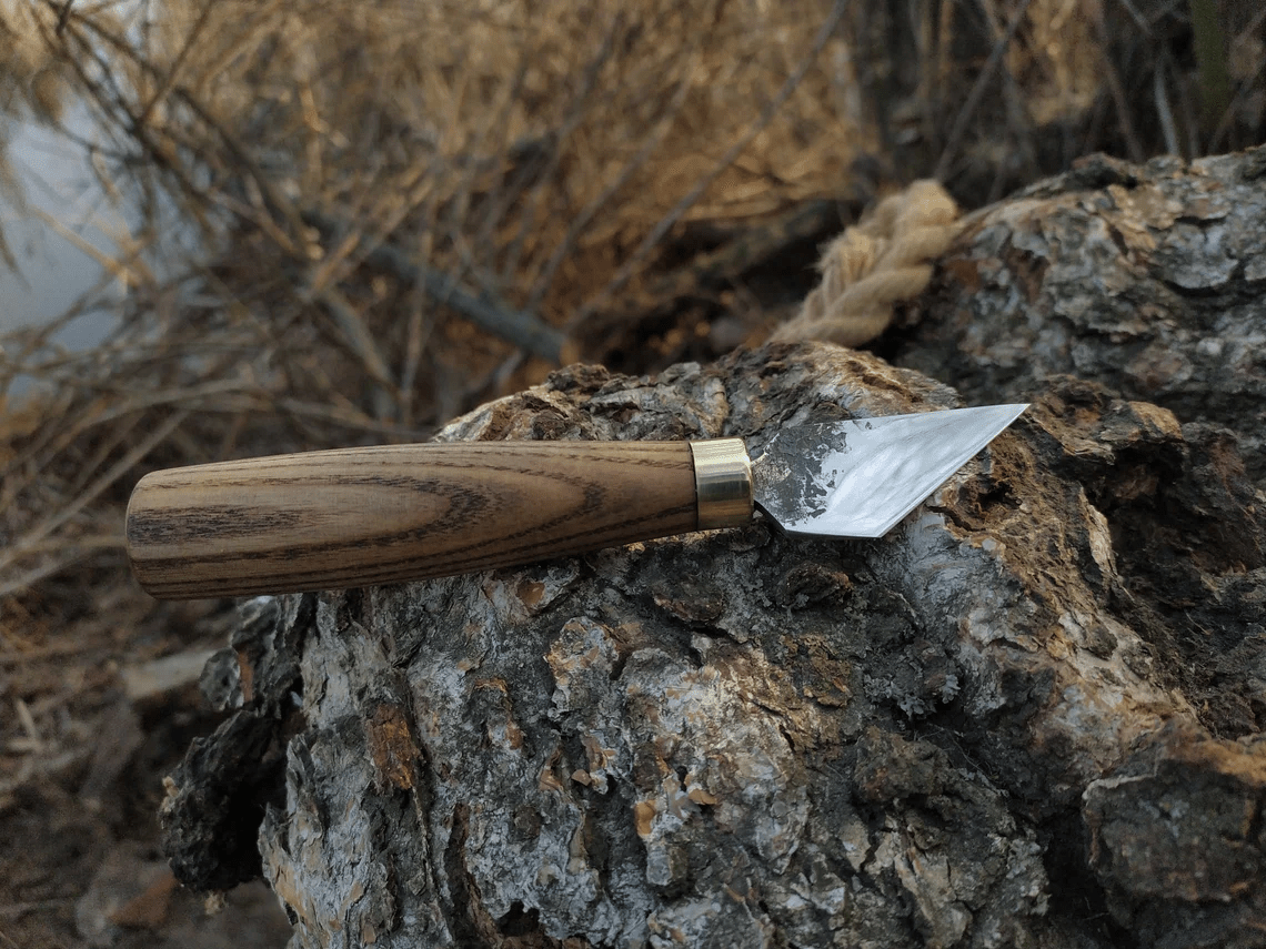 Hand - Forged Skew Knife, Blade 4 cm (1.6 inches) - 1