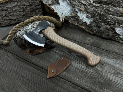 Hand - Forged Small Carving Axe, 0.7 kg (1.5 lbs) - 3