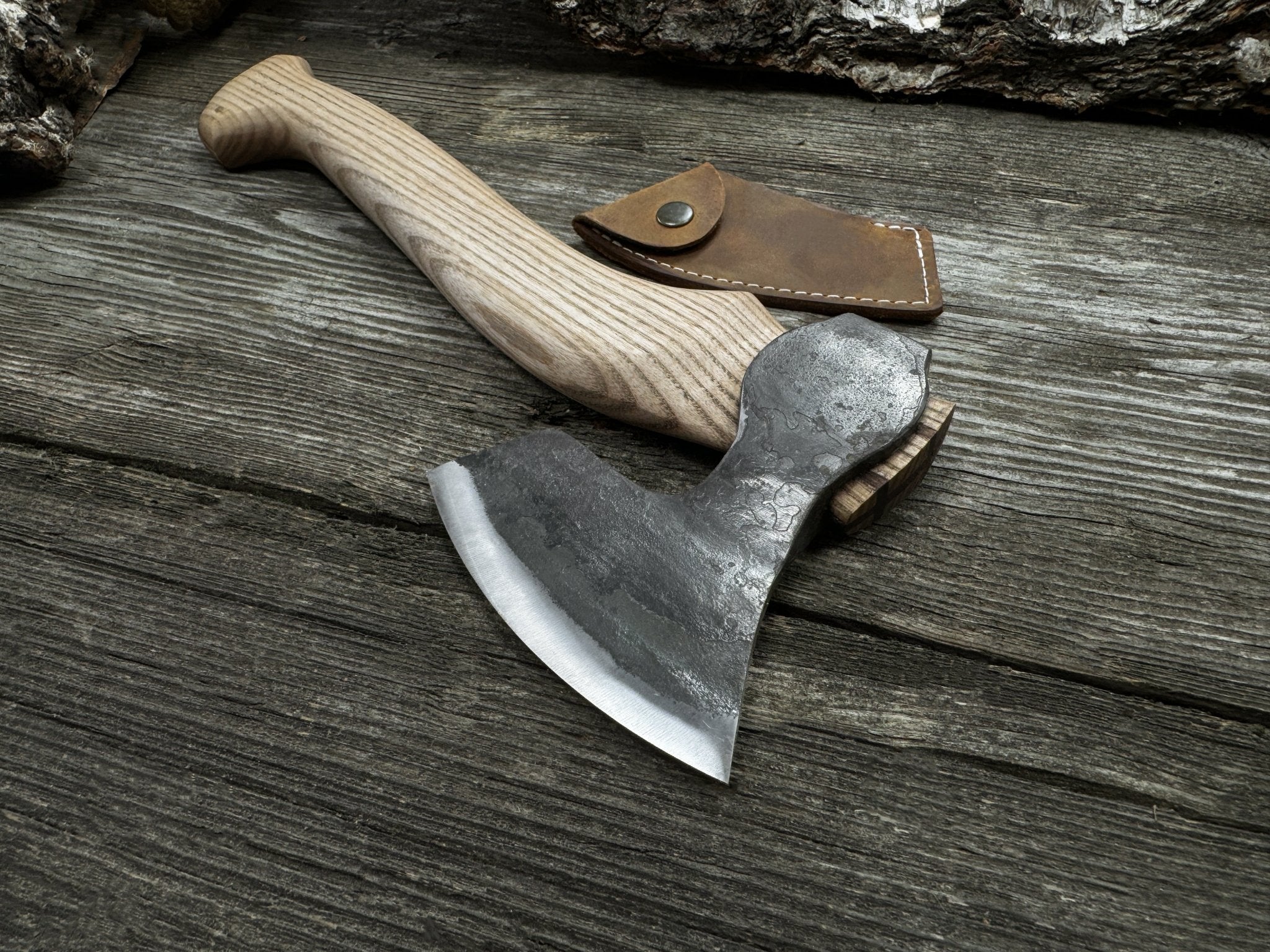 Hand - Forged Small Carving Axe, 0.7 kg (1.5 lbs) - 5