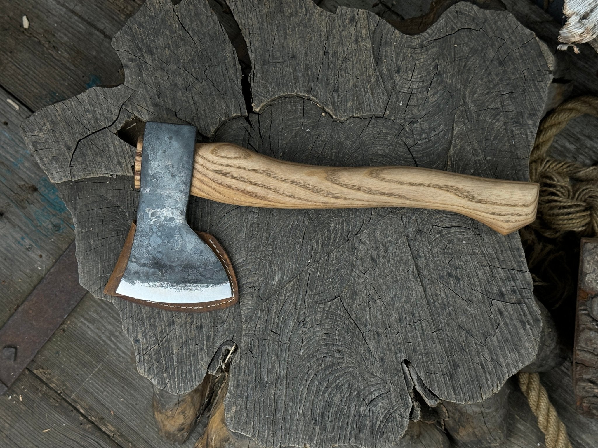 Hand - Forged Small Carving Axe, 0.7 kg (1.54 lb) - 5