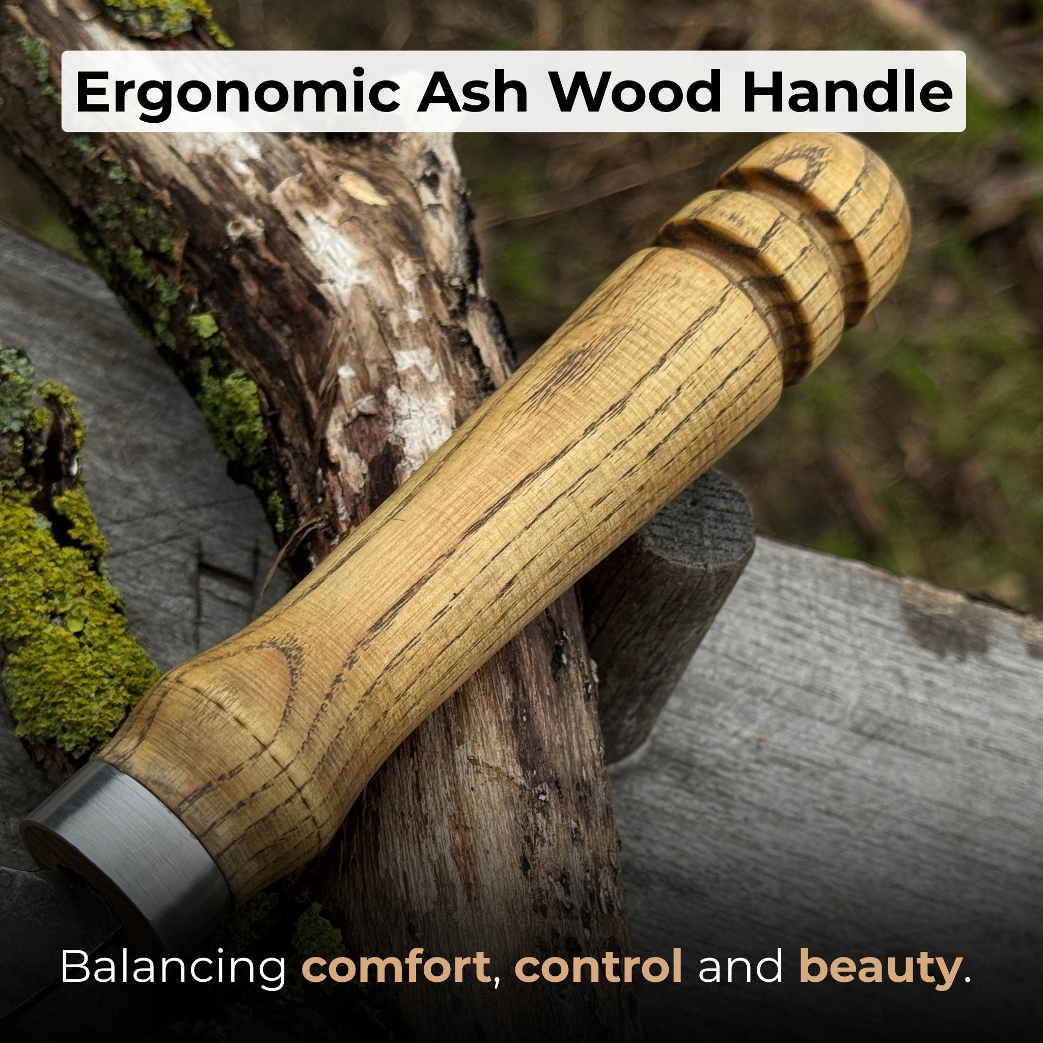 Hand - Forged Small Sickle – 9 cm (3.54 inches) Blade with Leather Belt Attachment - 3