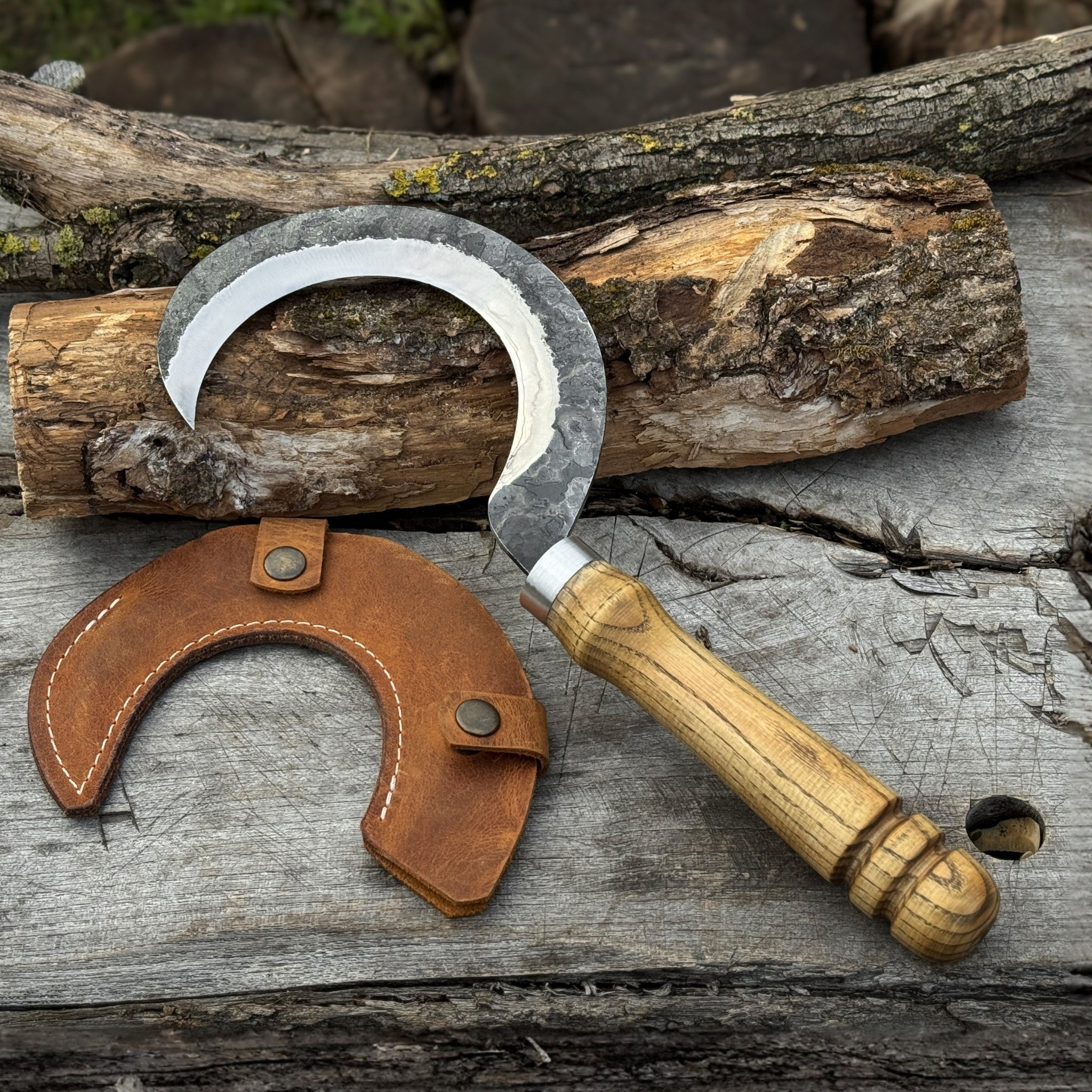 Hand - Forged Small Sickle, ⌀9 cm (3.54 inches) - 17