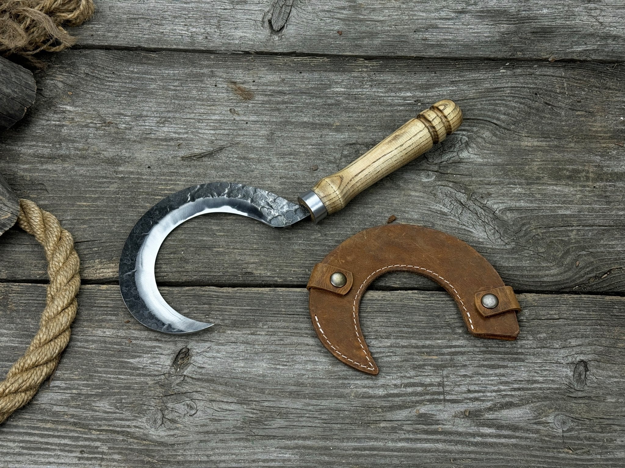 Hand - Forged Small Sickle, ⌀9 cm (3.54 inches) - 6
