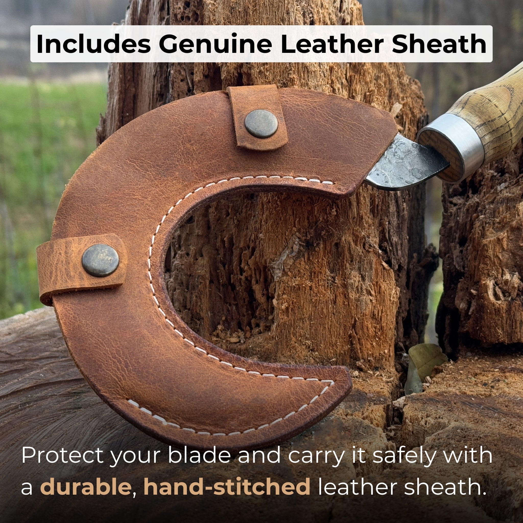 Hand - Forged Small Sickle, ⌀9 cm (3.54 inches) - 4