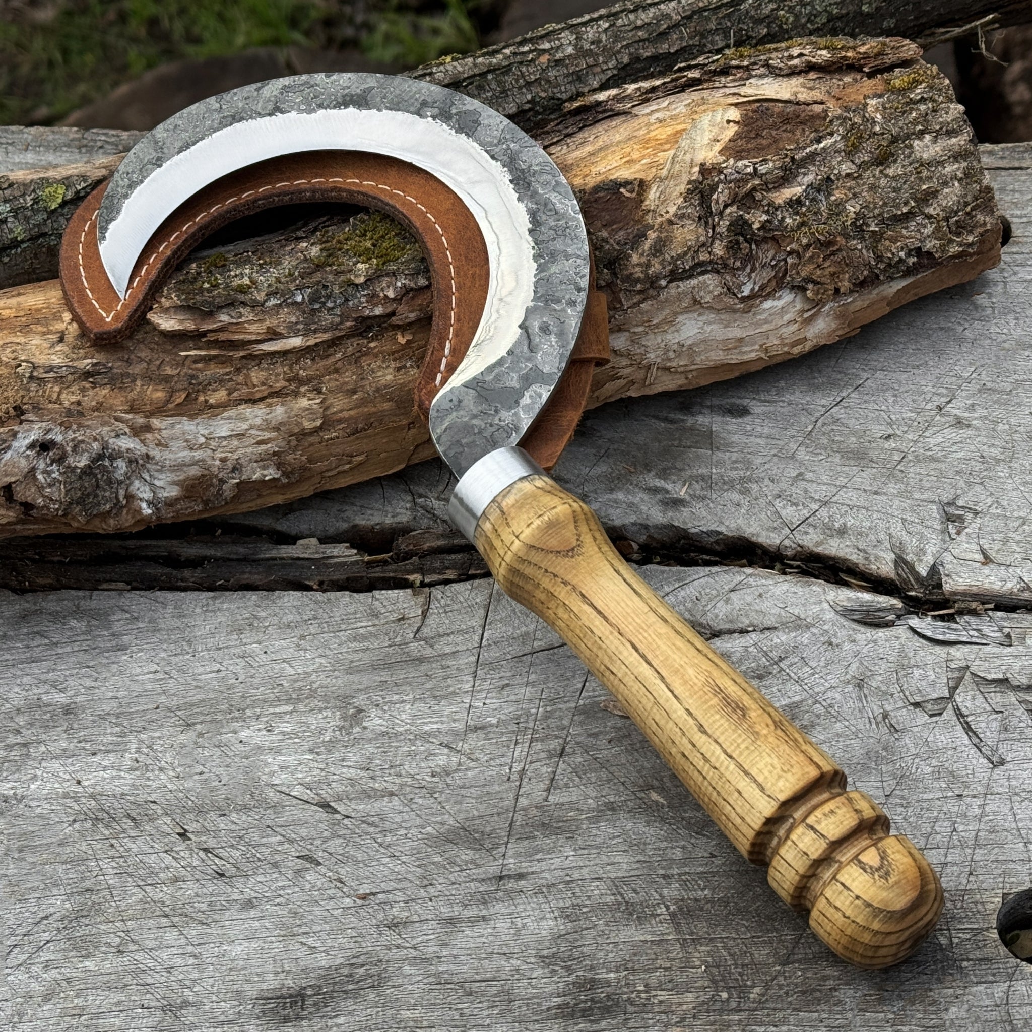 Hand - Forged Small Sickle, ⌀9 cm (3.54 inches) - 16