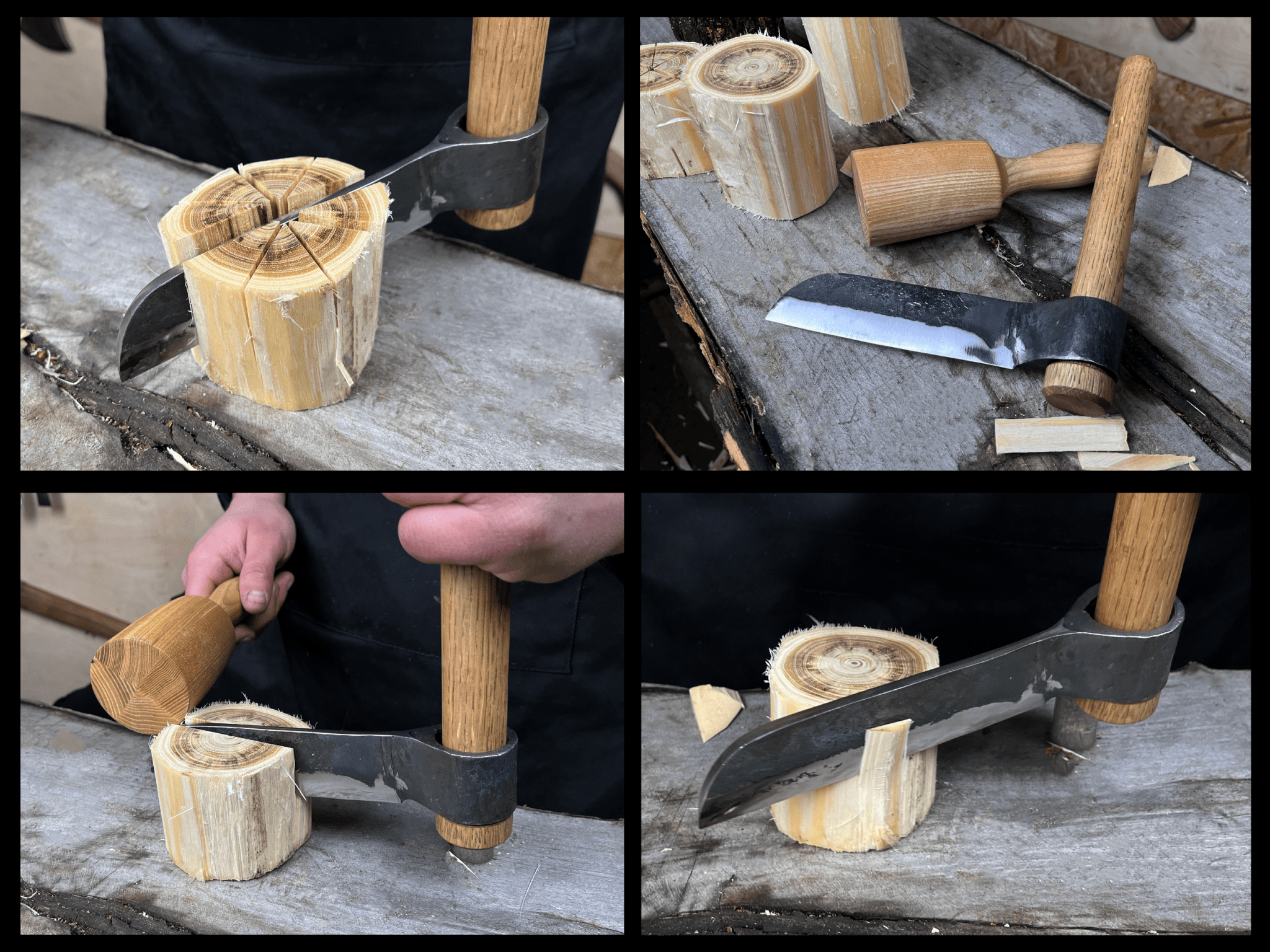 Hand - Forged Splitting Froe, Blade - 15.5 cm (6.1 inches) - 7