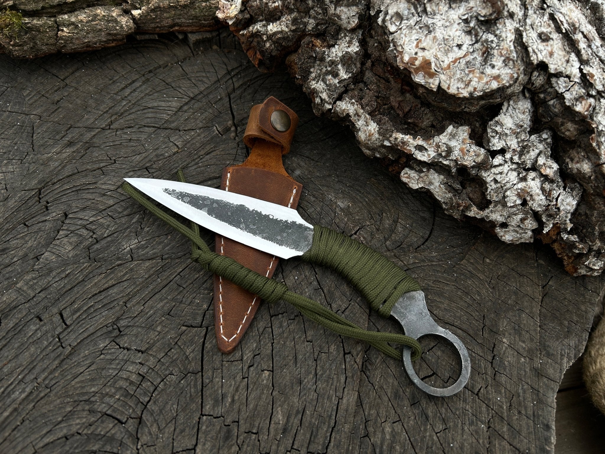 Hand - Forged Throwing Knife, 19.5 cm (7.6 inches) - 7