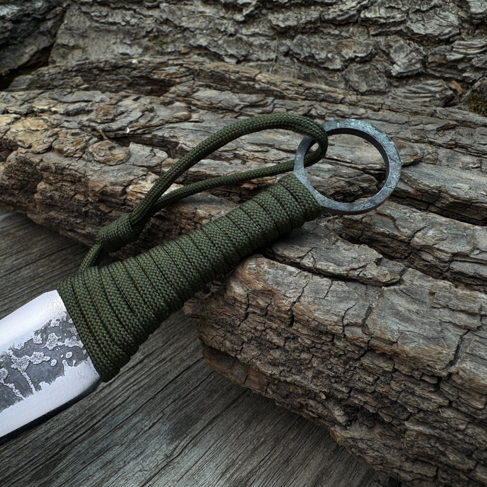 Hand - Forged Throwing Knife – 23 cm (9 in) with Leather Belt Sheath - 7