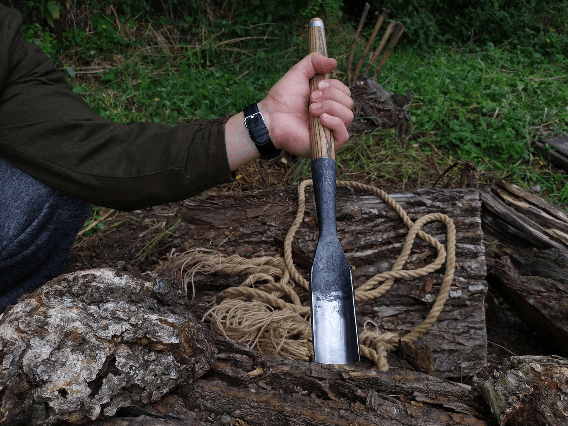 Hand - Forged Timber Framing Rounded Chisel, 20 - 100 mm (0.8 - 3.9 inches) - 4