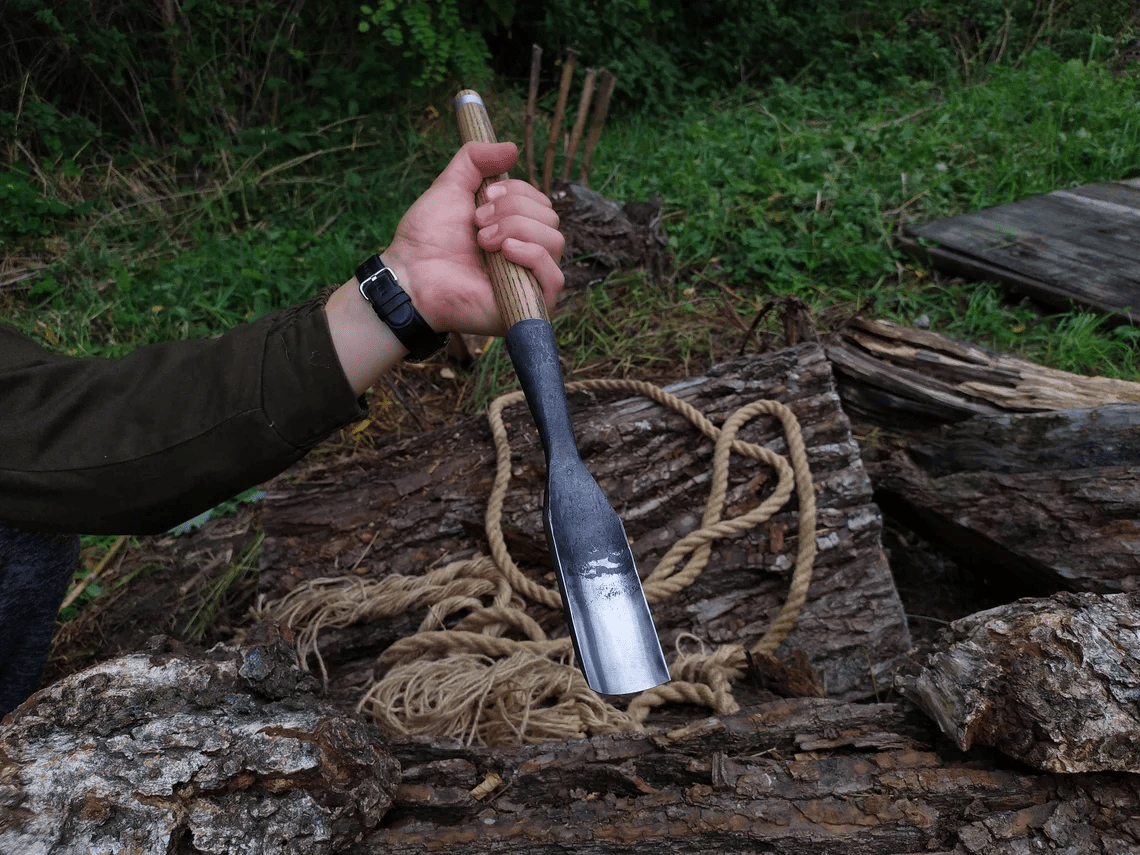 Hand - Forged Timber Framing Rounded Chisel, 20 - 100 mm (0.8 - 3.9 inches) - 7