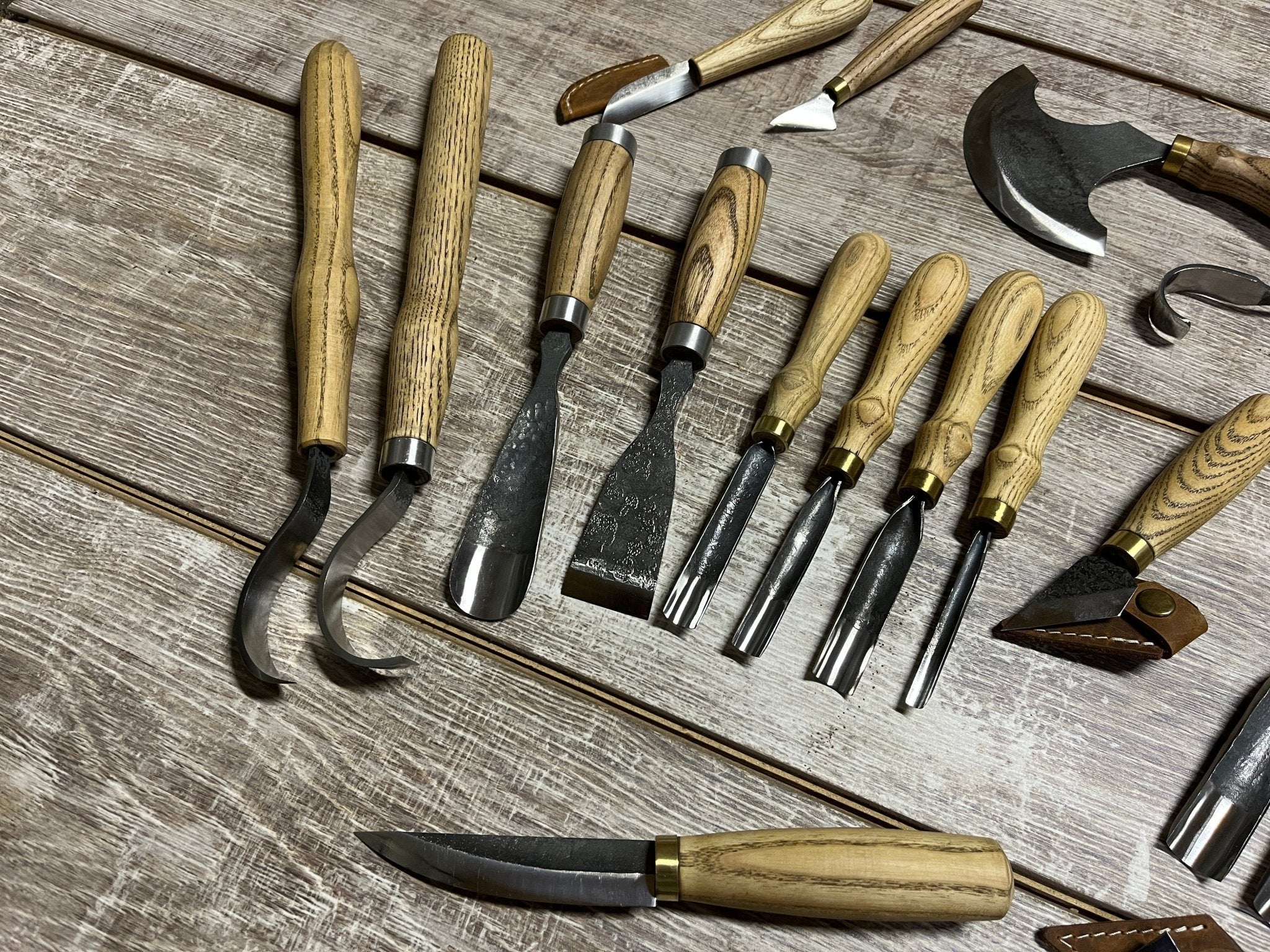 Hand - Forged Wood Carving Tool Set – Super Sale 75% Off! Limited Stock from the Old Collection! - 3