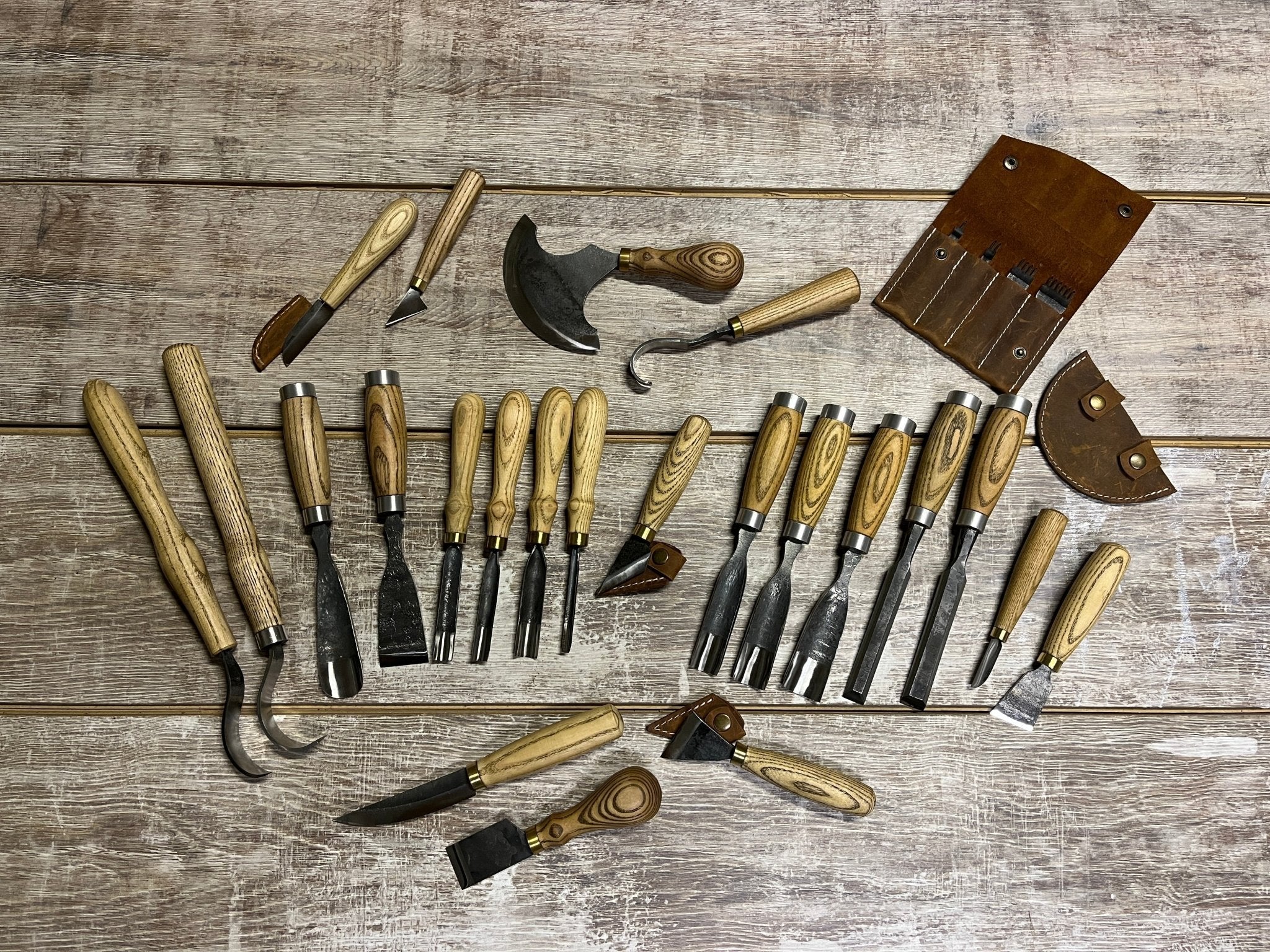 Hand - Forged Wood Carving Tool Set – Super Sale 75% Off! Limited Stock from the Old Collection! - 1