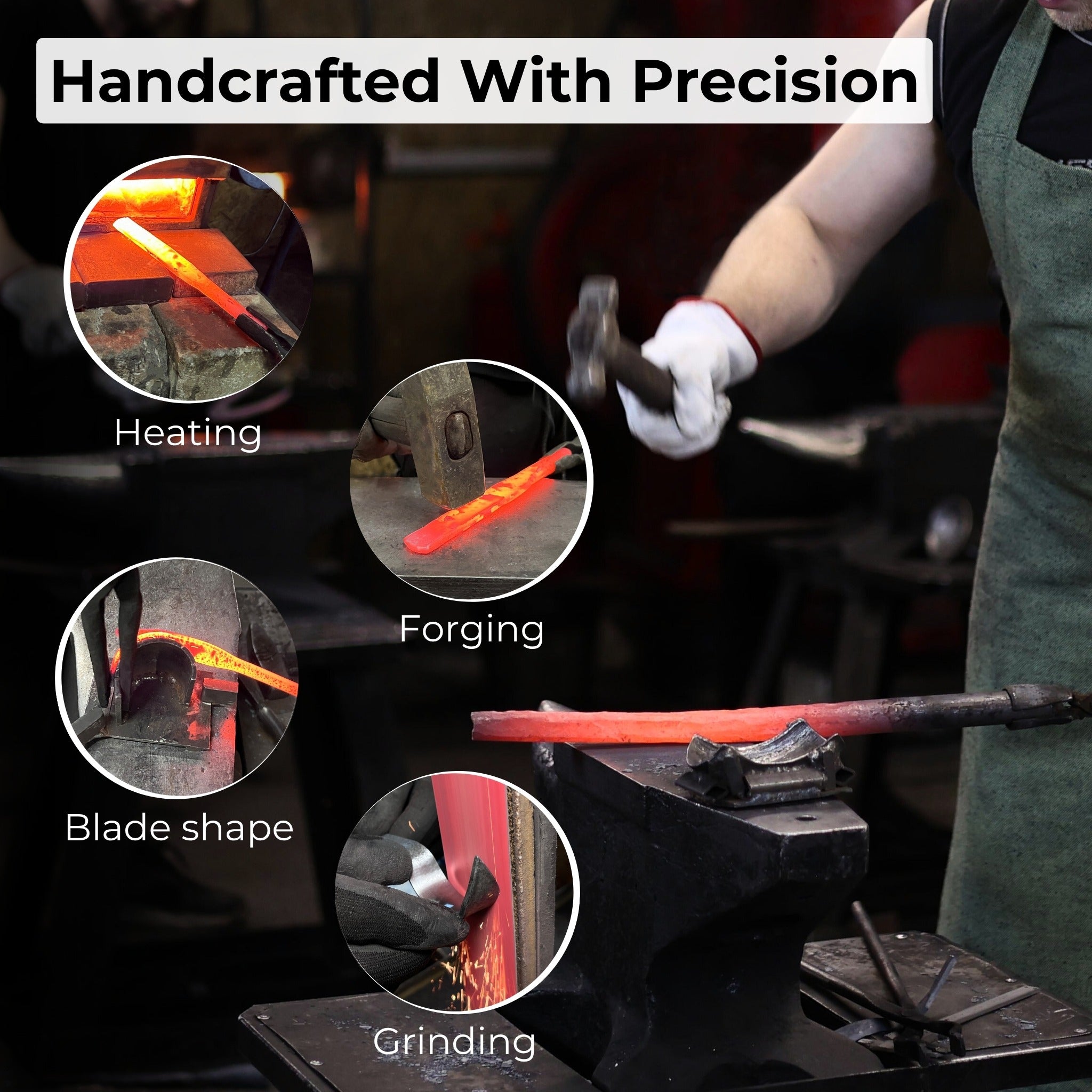 Large Hook Knife for Spoon Carving, ⌀6 cm (2.4 inches) - 8