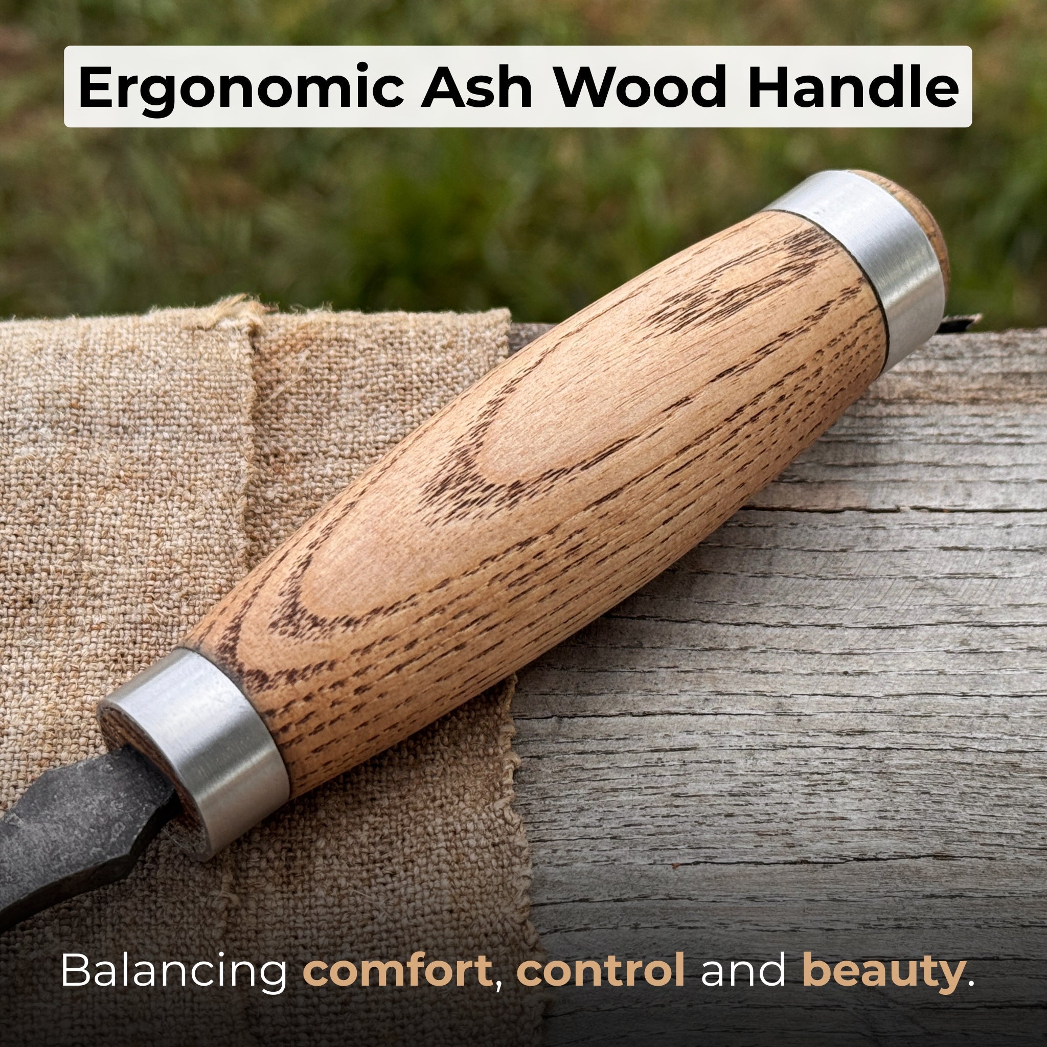 Large Straight Gouge (Rounded Chisel), 10 - 45 mm (0.4 - 1.8 inches) - 3