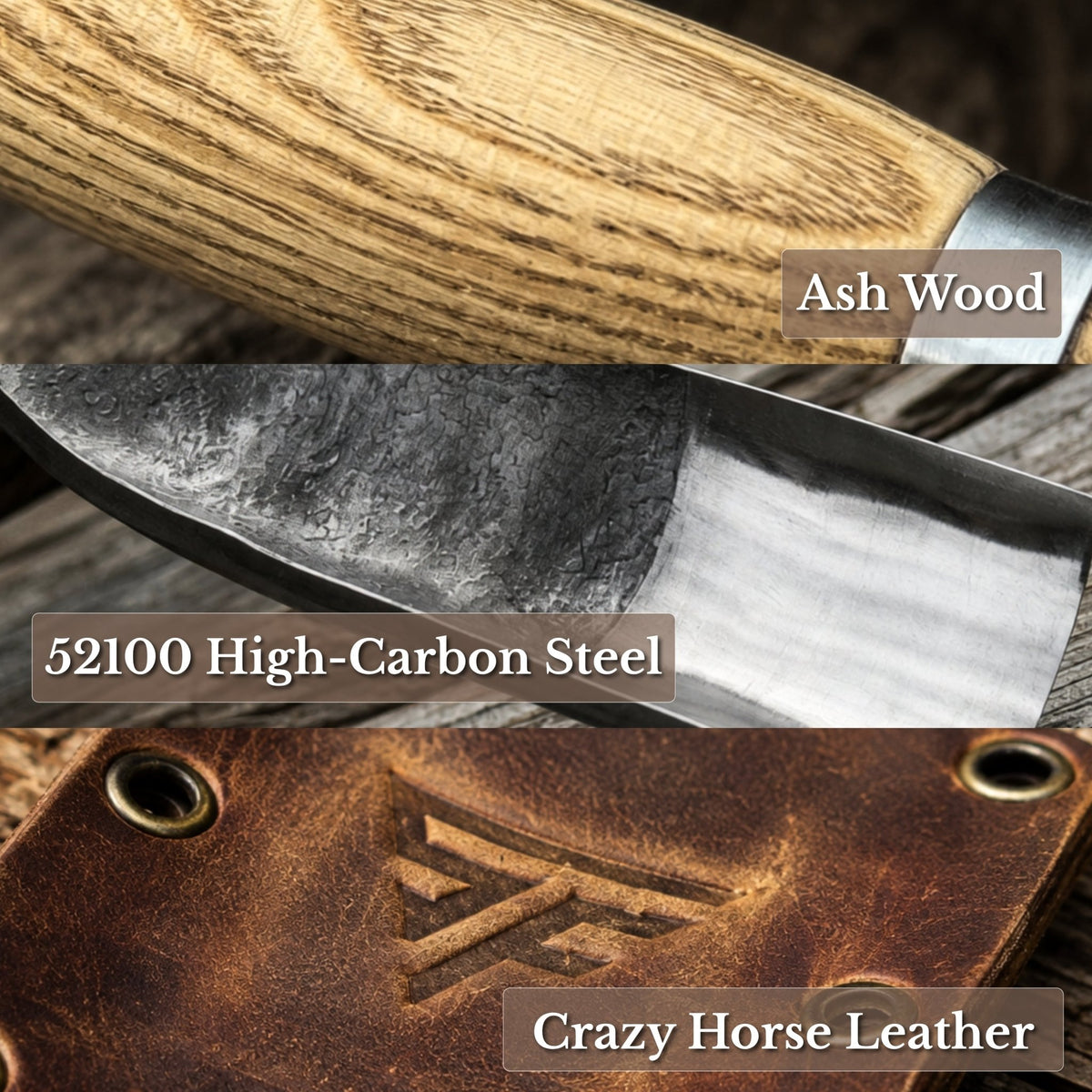 Large Straight Gouge (Rounded Chisel), 10 - 45 mm (0.4 - 1.8 inches) - 7