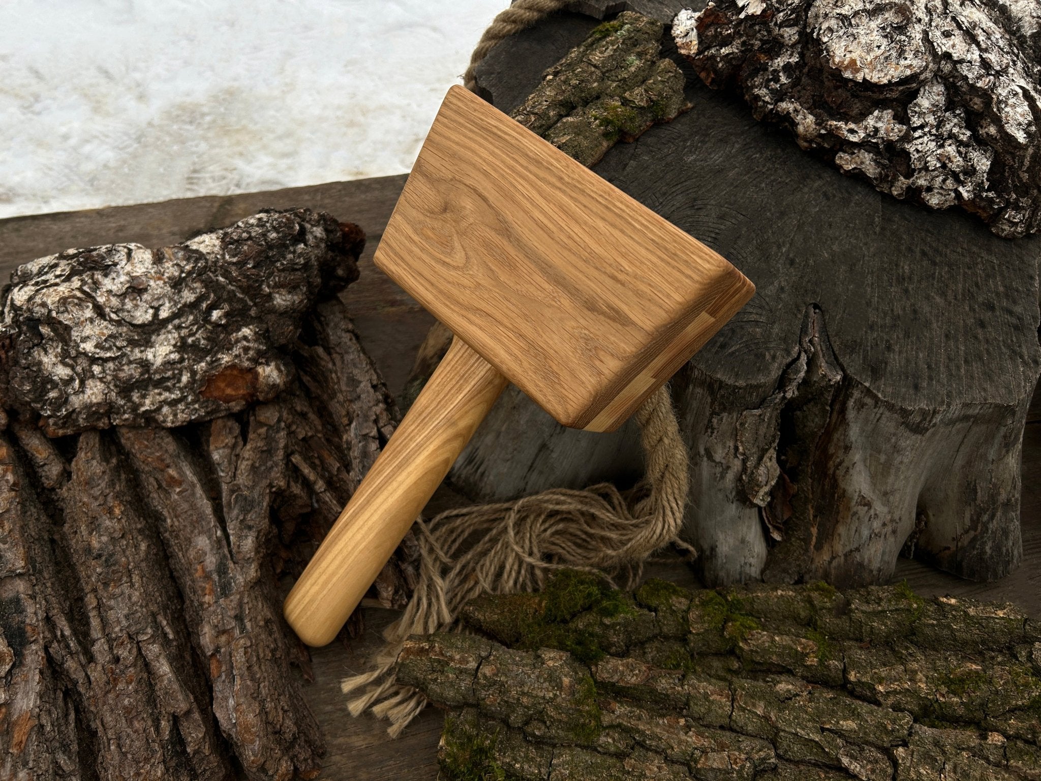 Handmade Walnut wooden 2024 mallet with Ash handle