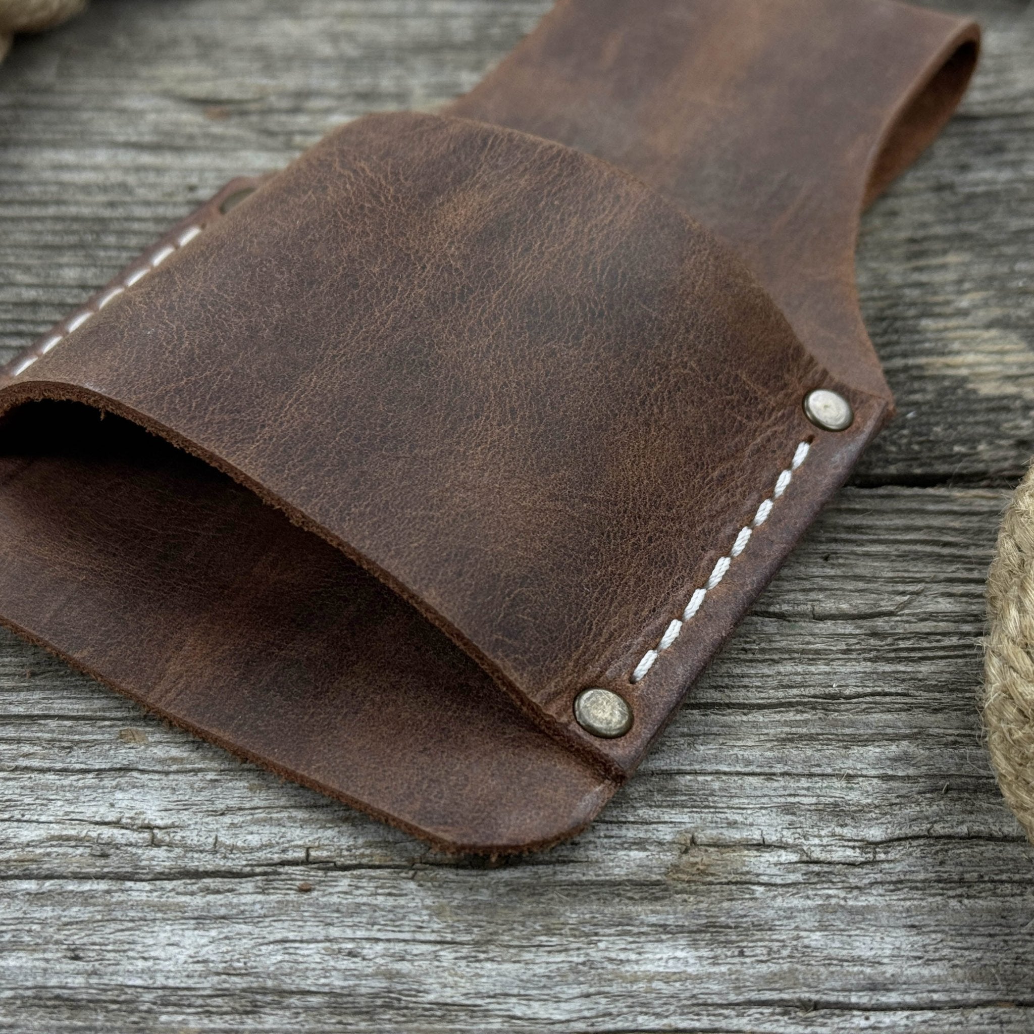 Leather Belt Mount for Axes and Hammers - 9