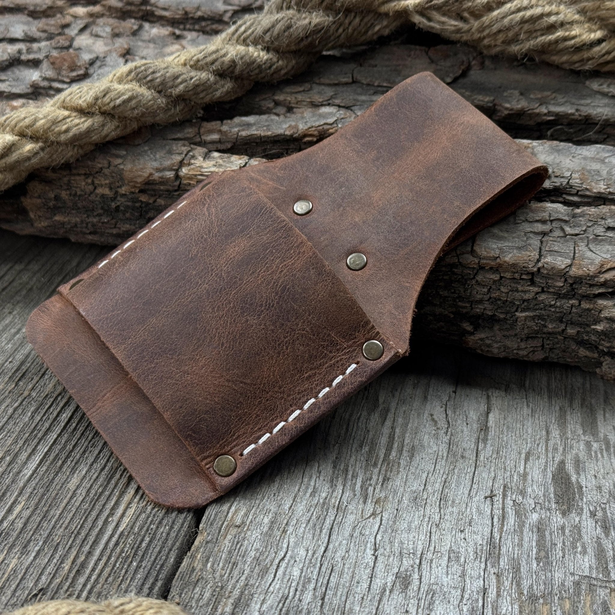 Leather Belt Mount for Axes and Hammers - 8