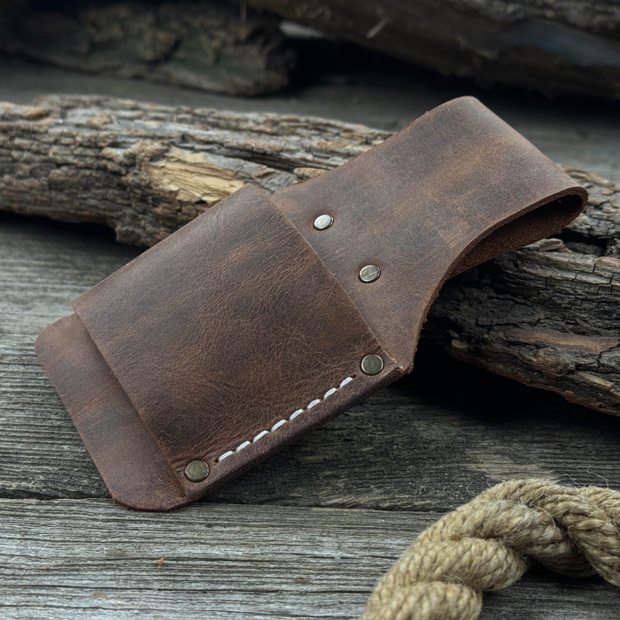 Leather Belt Mount for Axes and Hammers - 6