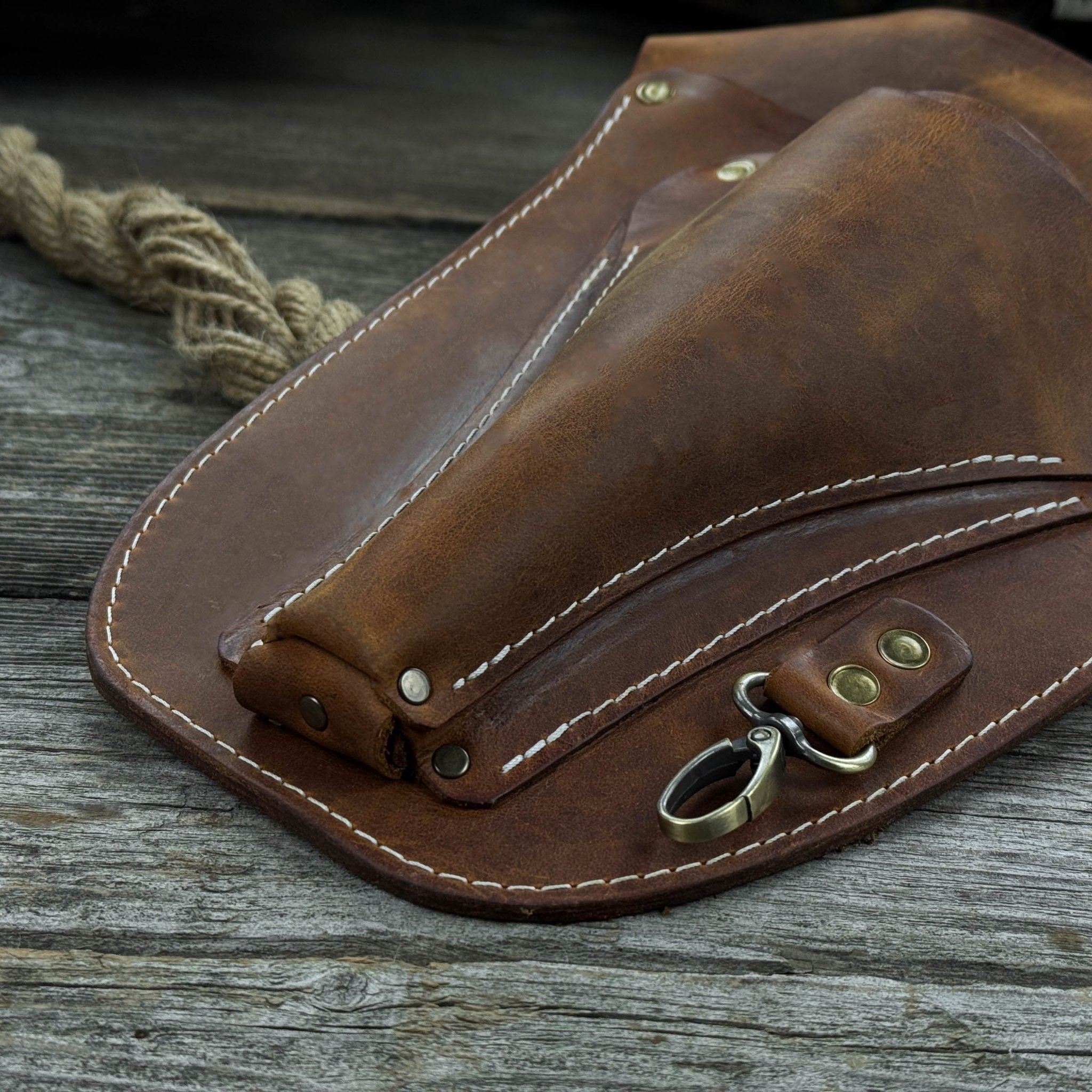 Leather Belt Tool Pouch - 3