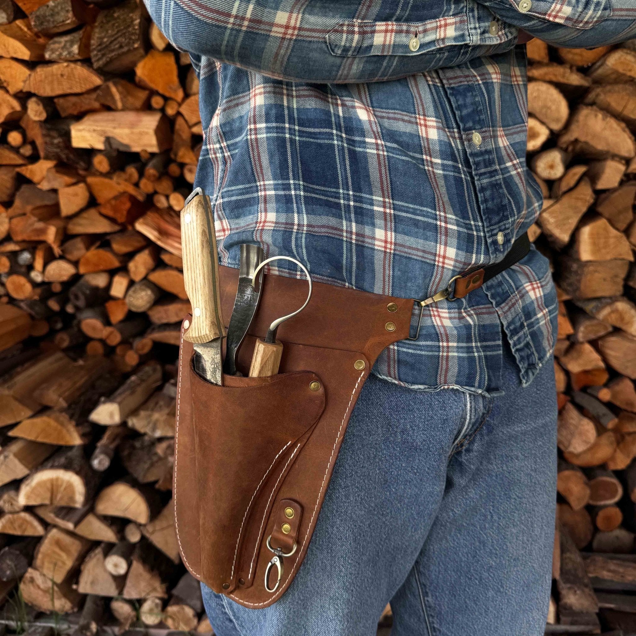 Leather Belt Tool Pouch - 5