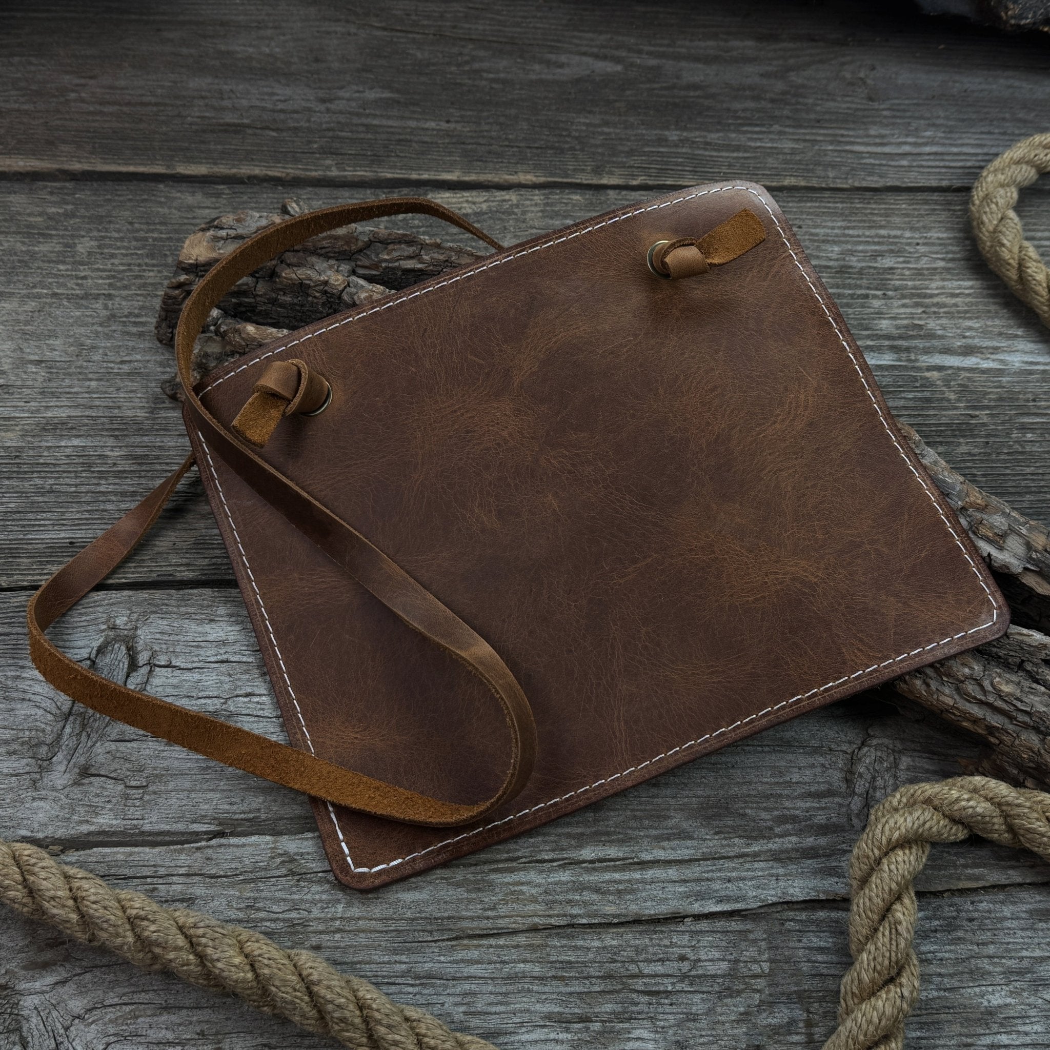 Leather Breast Plate with Belt - 6