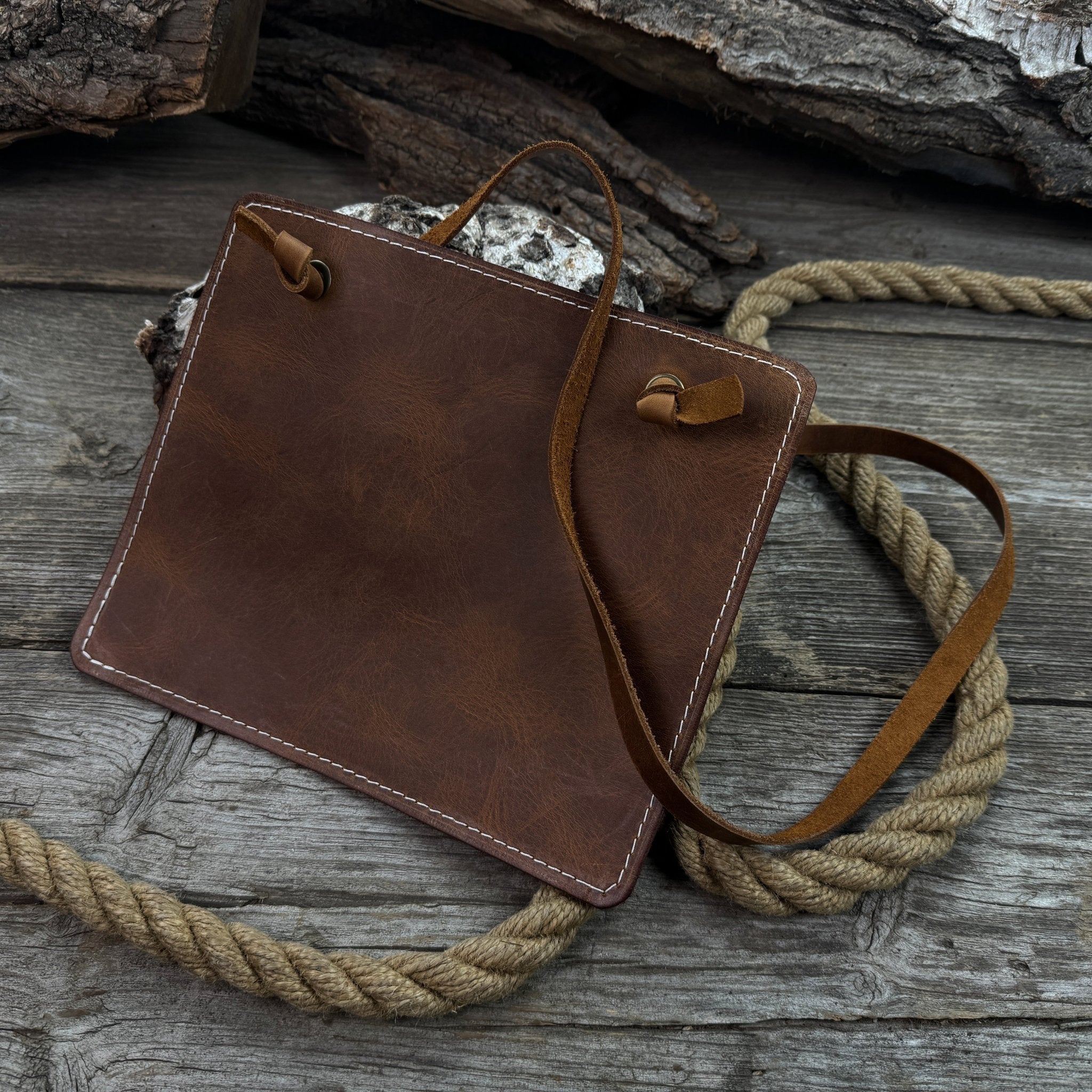 Leather Breast Plate with Belt - 1