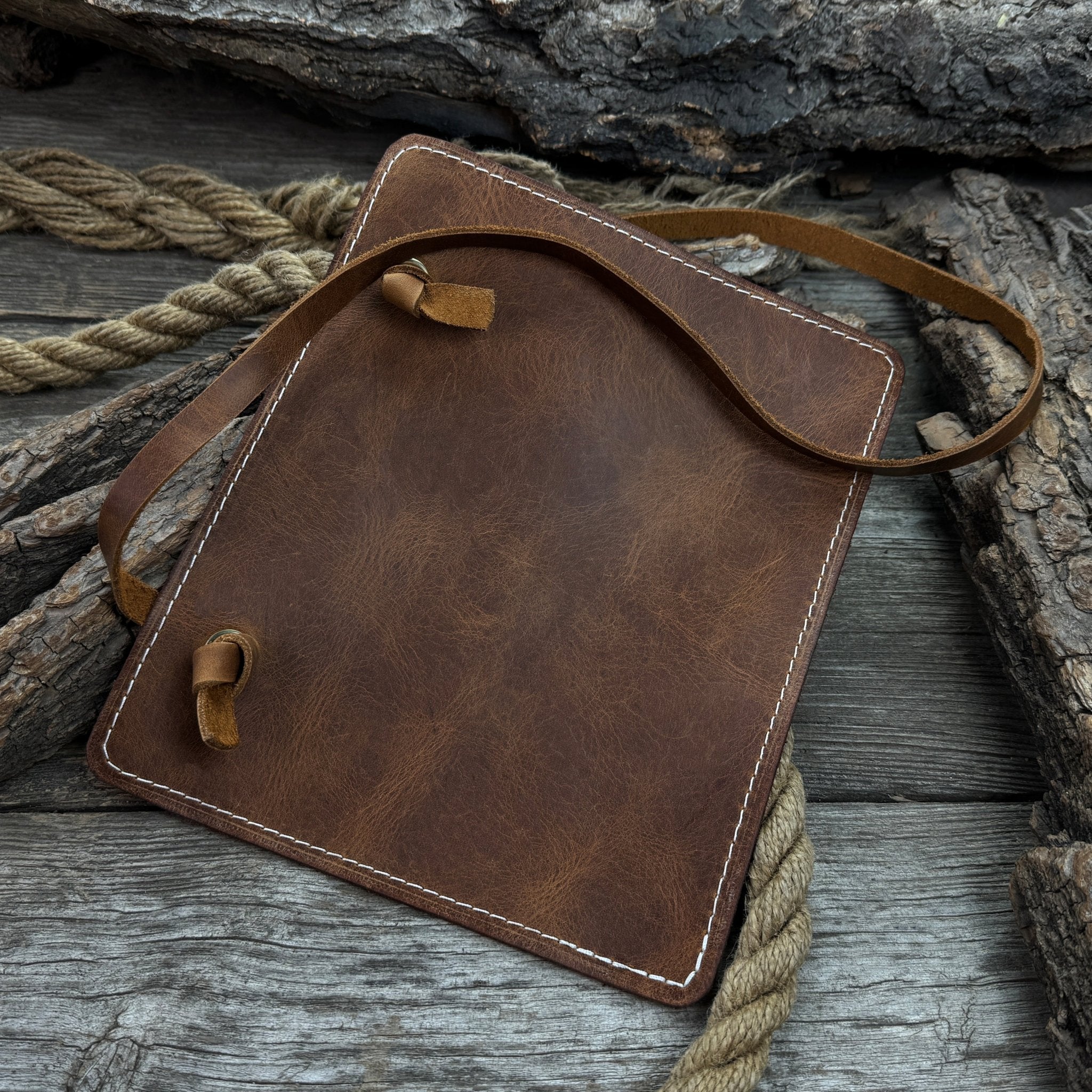 Leather Breast Plate with Belt - 8