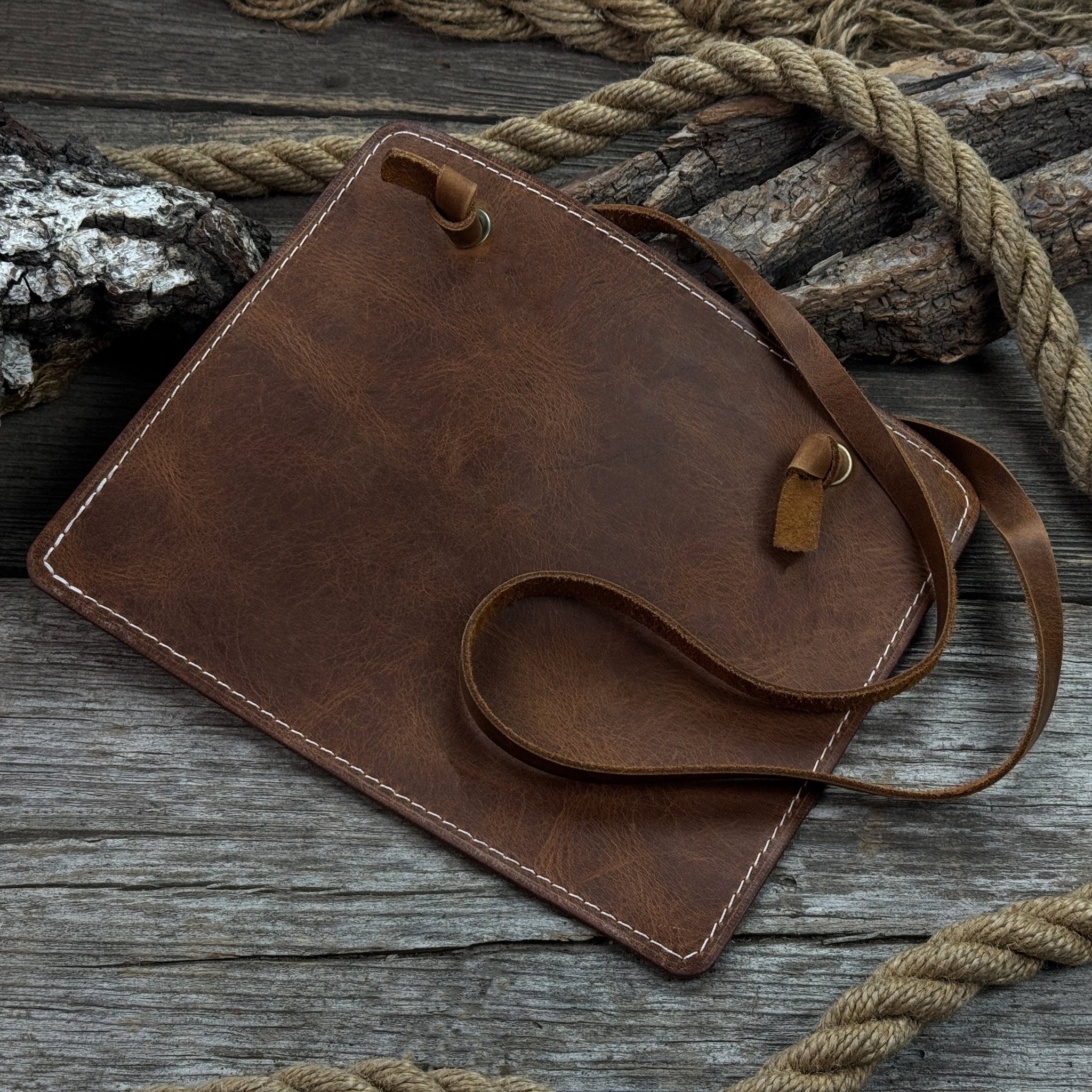 Leather Breast Plate with Belt - 4