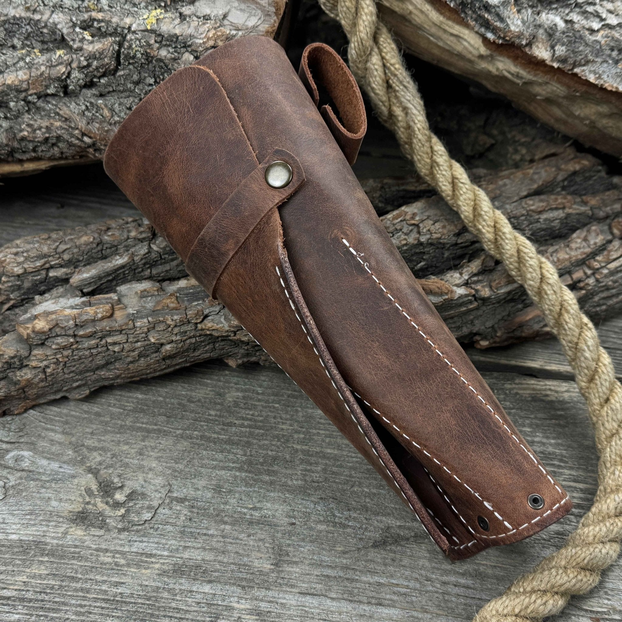 Leather Case for 6 Throwing Knives - 6